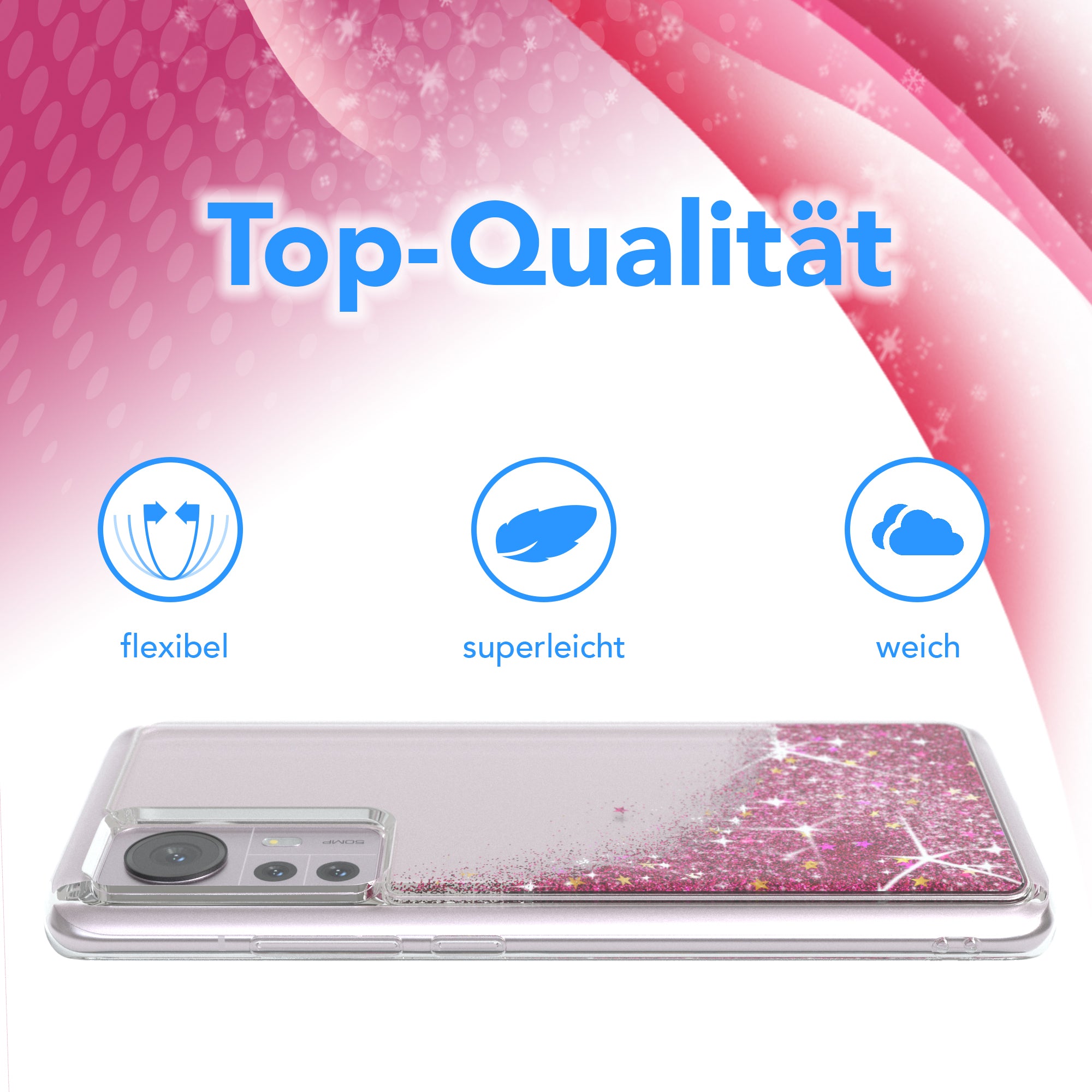 Xiaomi 12 / 12X Glitzerhülle