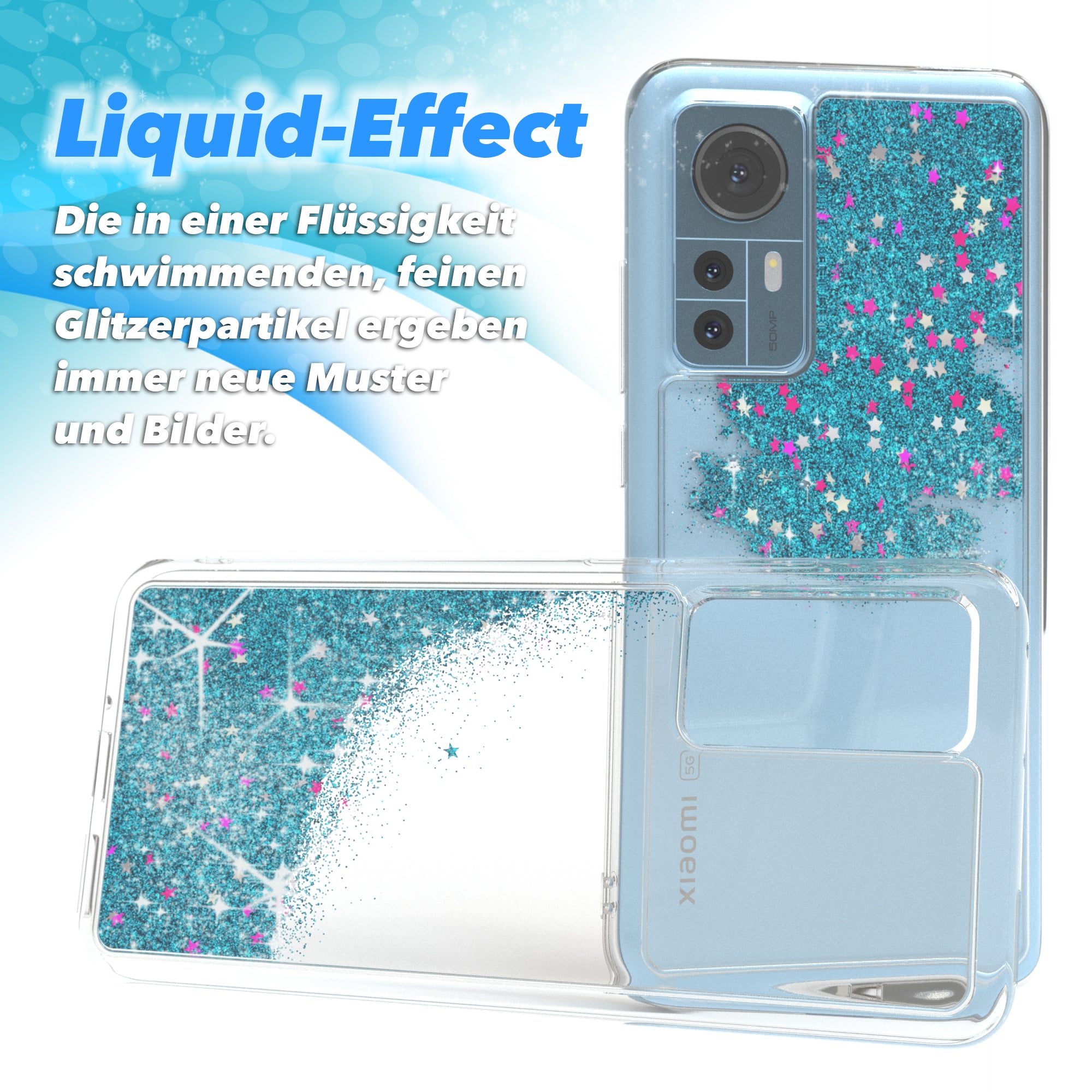 Xiaomi 12 / 12X Glitzerhülle