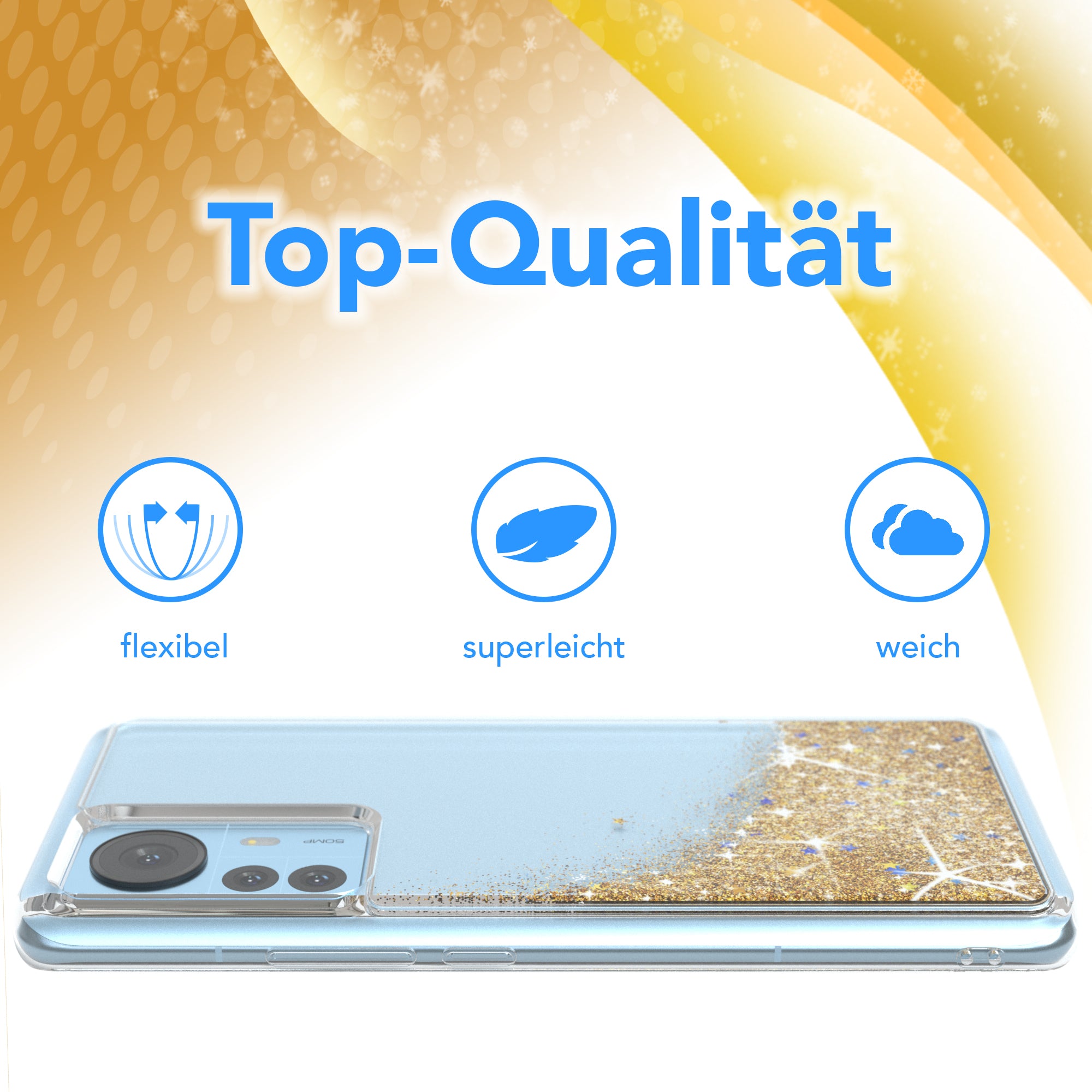 Xiaomi 12 Pro Glitzerhülle
