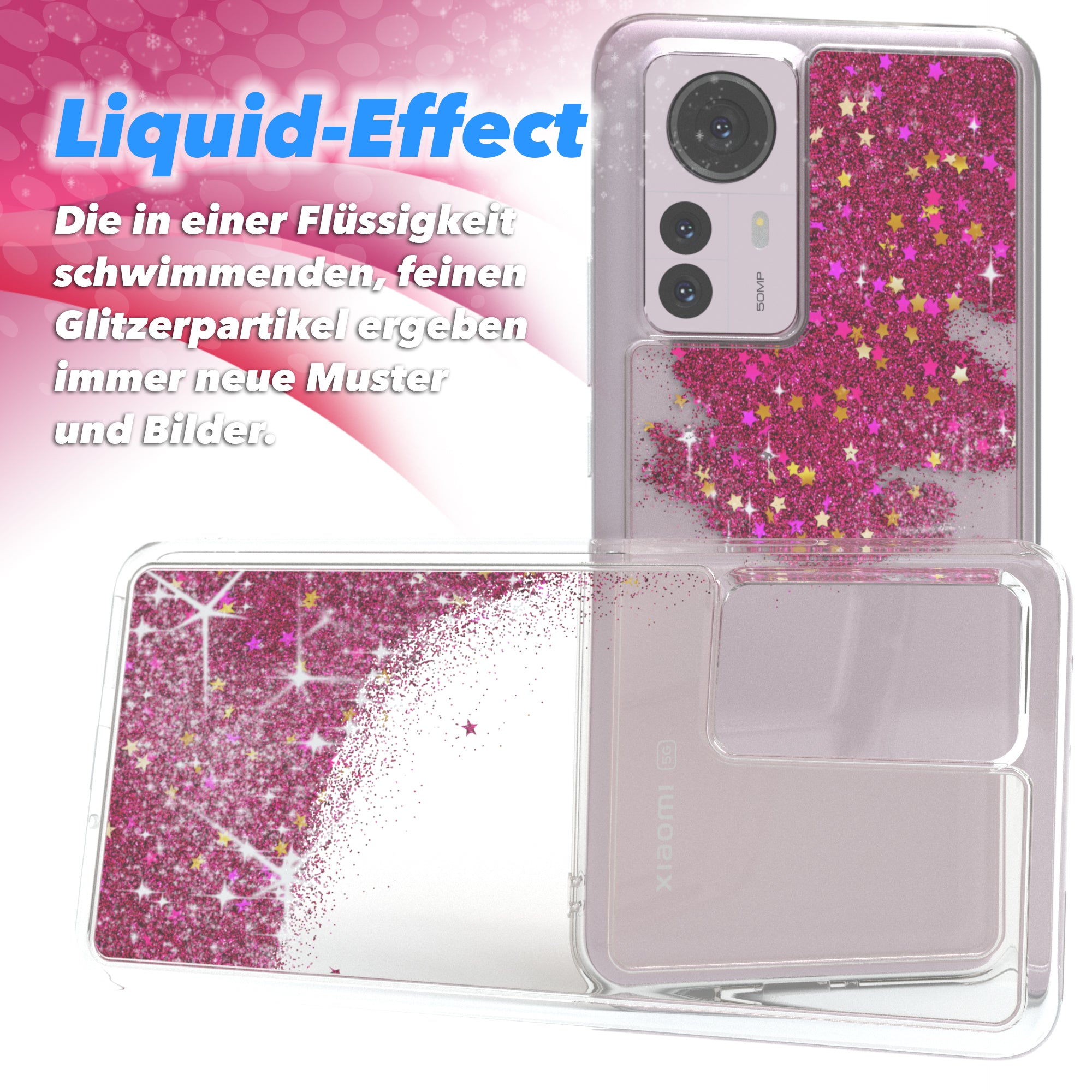 Xiaomi 12 Pro Glitzerhülle