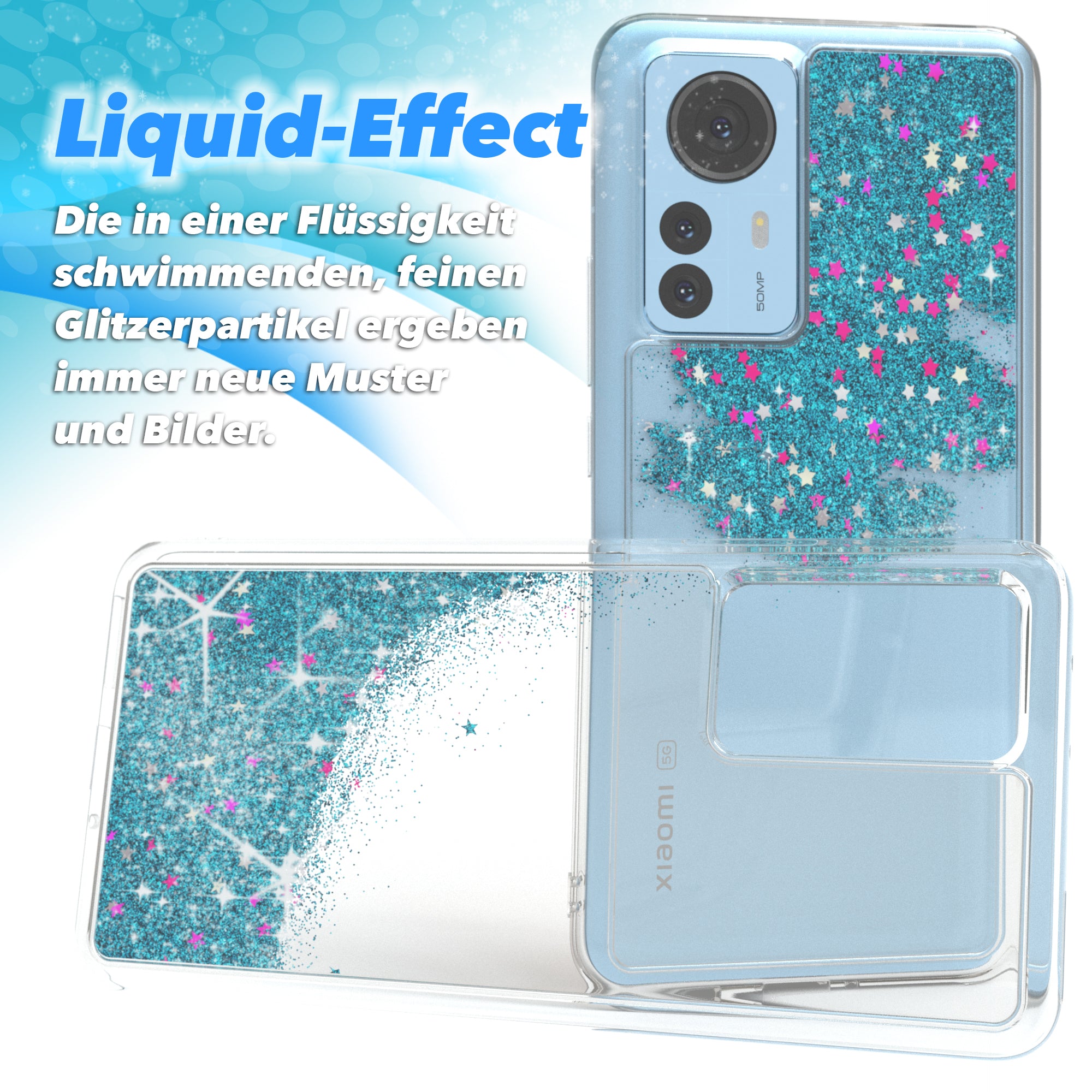 Xiaomi 12 Pro Glitzerhülle