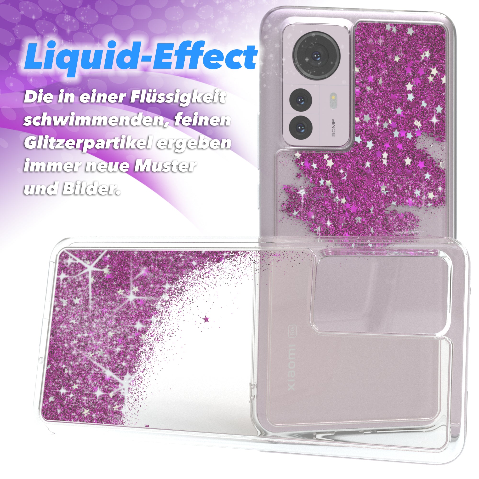 Xiaomi 12 Pro Glitzerhülle