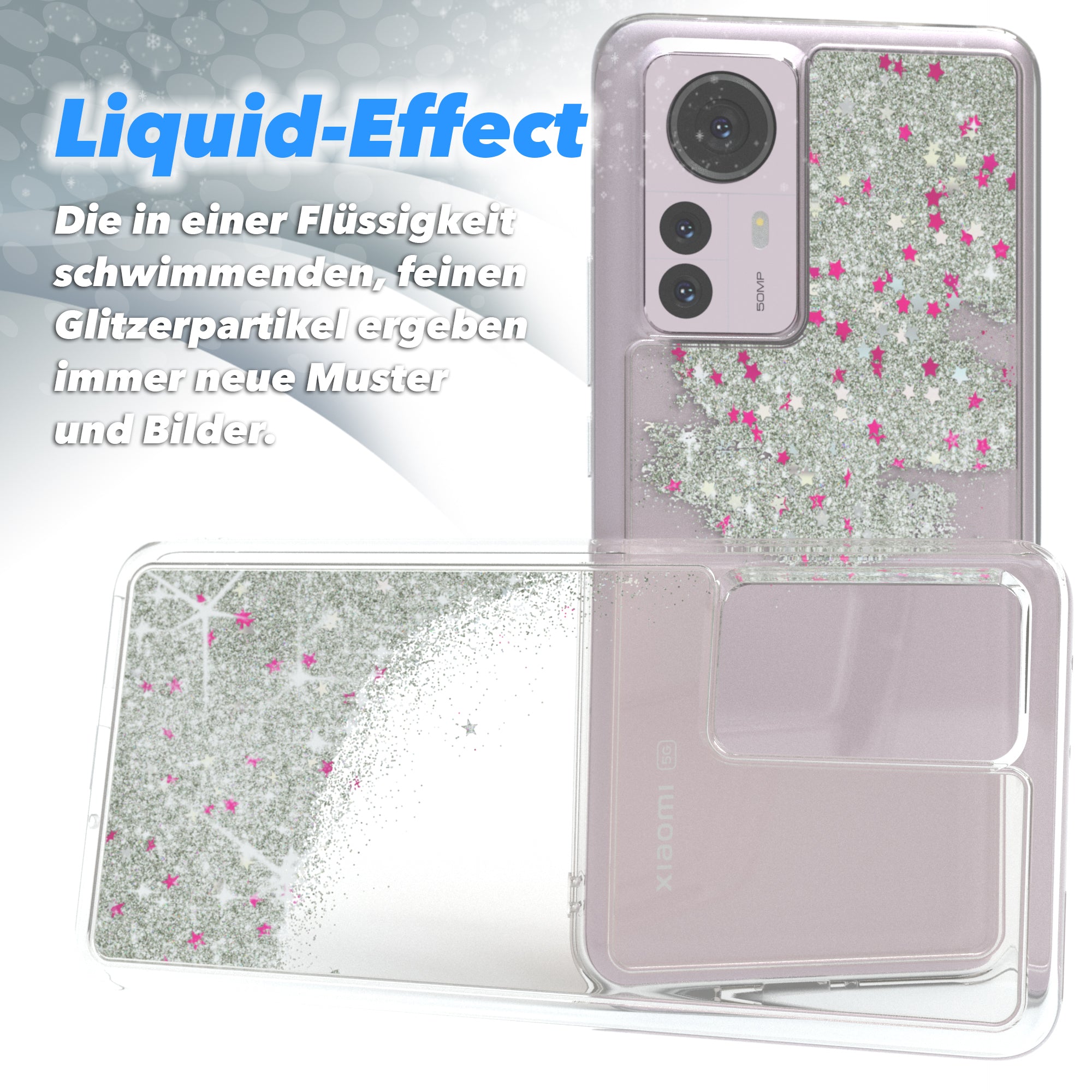 Xiaomi 12 Pro Glitzerhülle