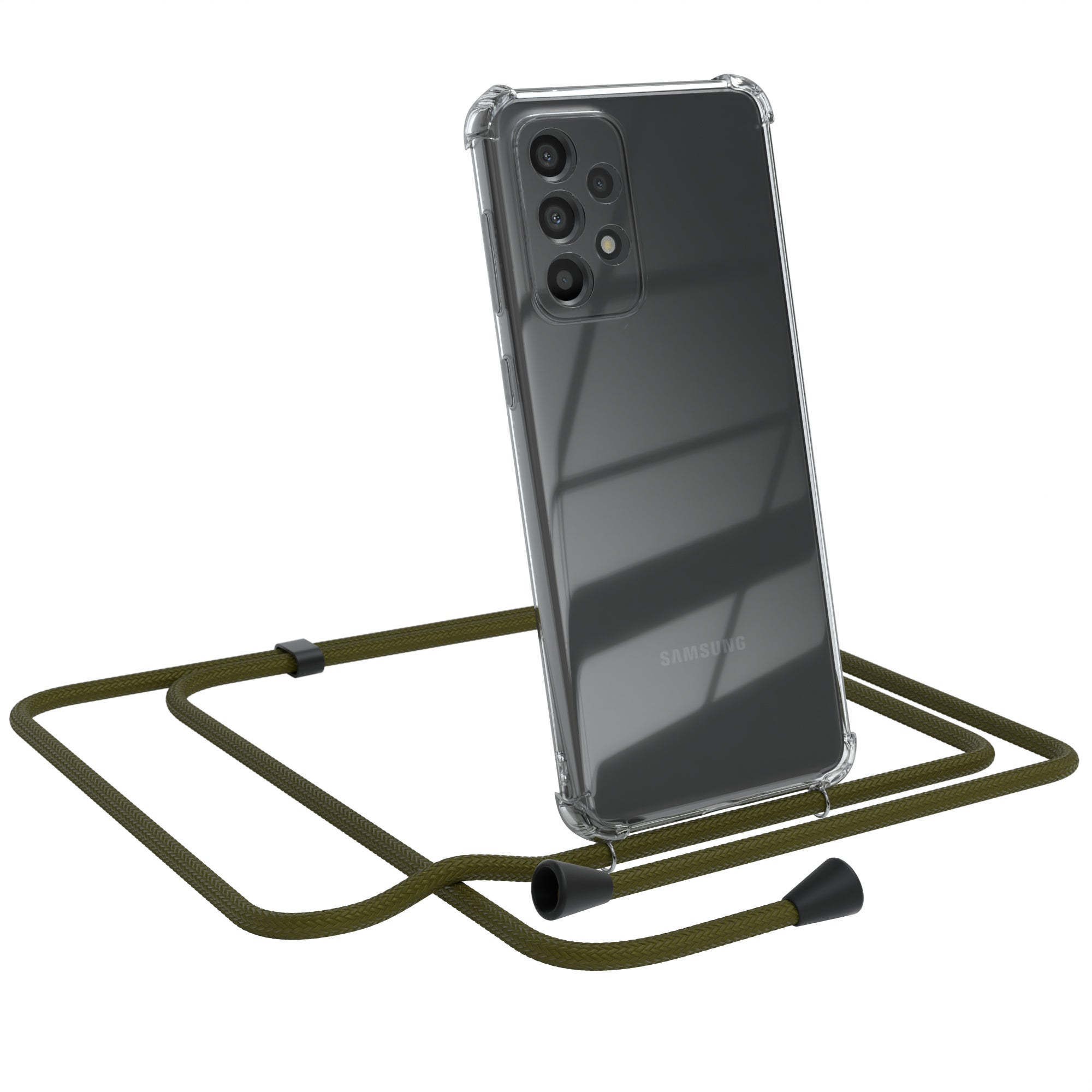 Galaxy A33 5G transparente Hülle + Kordel