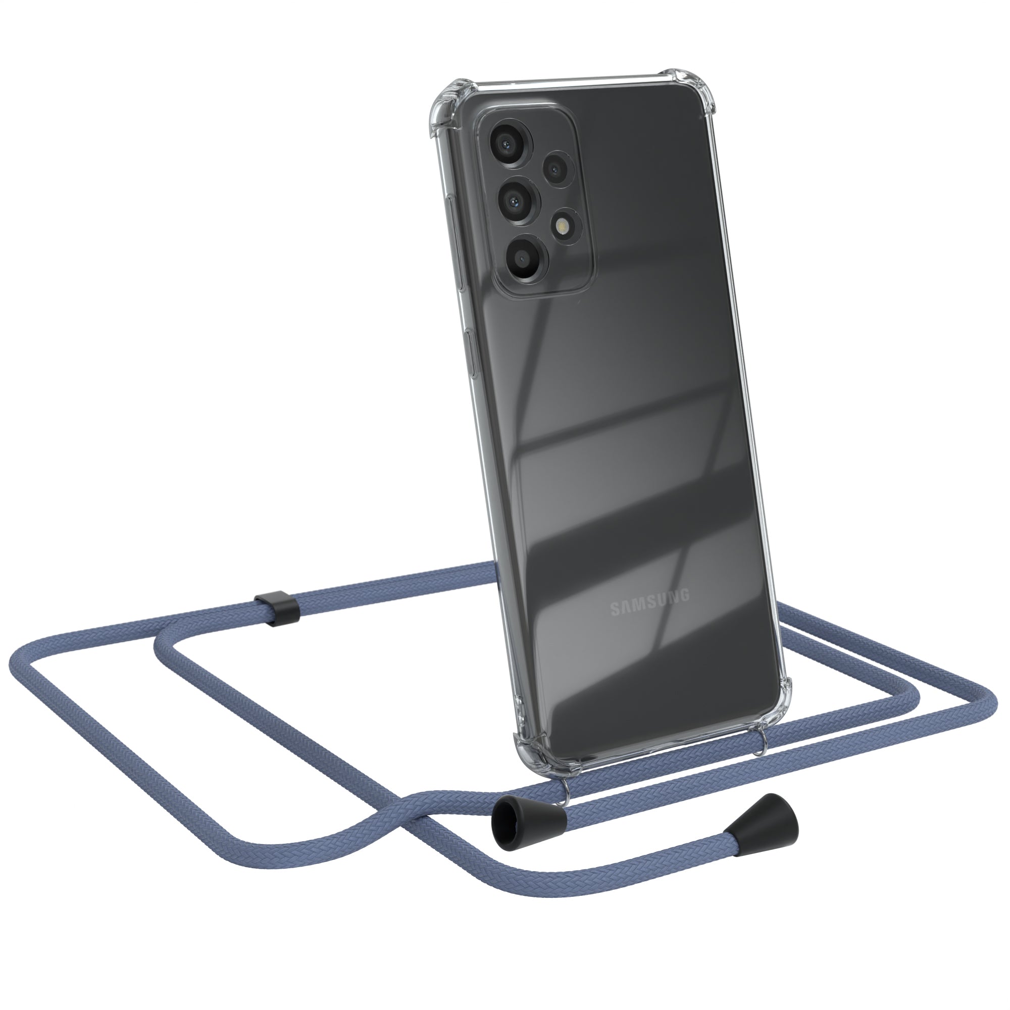 Galaxy A33 5G transparente Hülle + Kordel