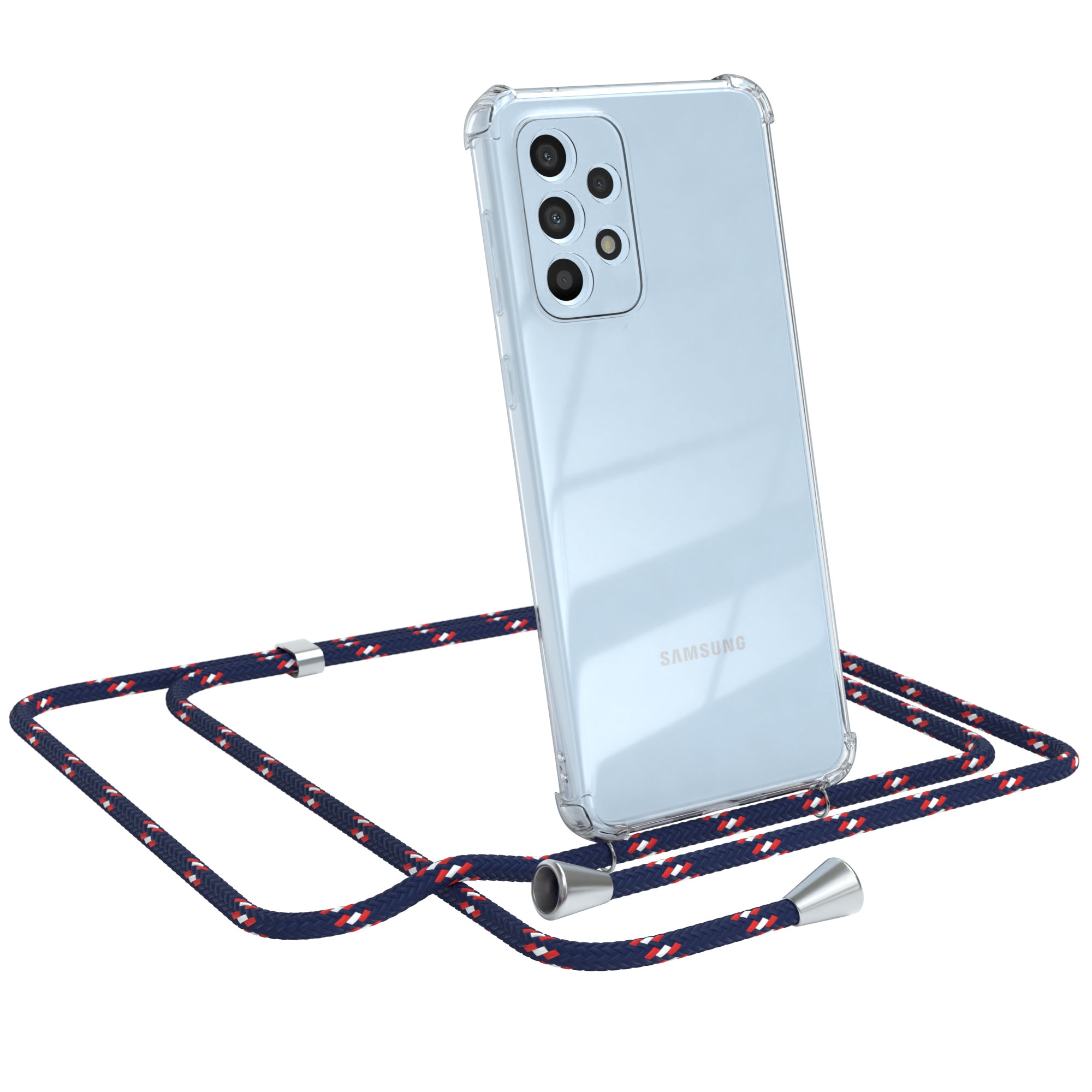 Galaxy A33 5G transparente Hülle + Kordel