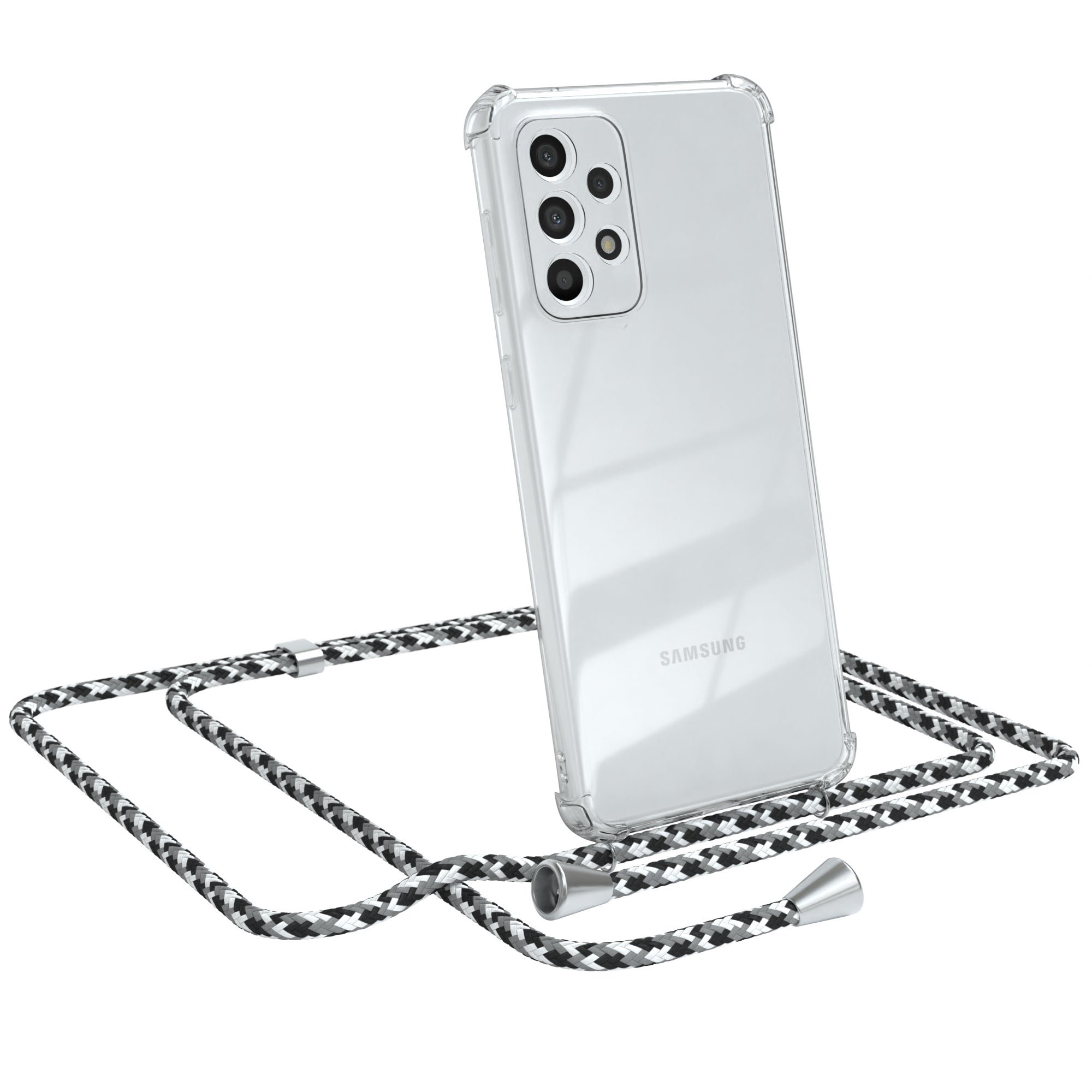 Galaxy A33 5G transparente Hülle + Kordel