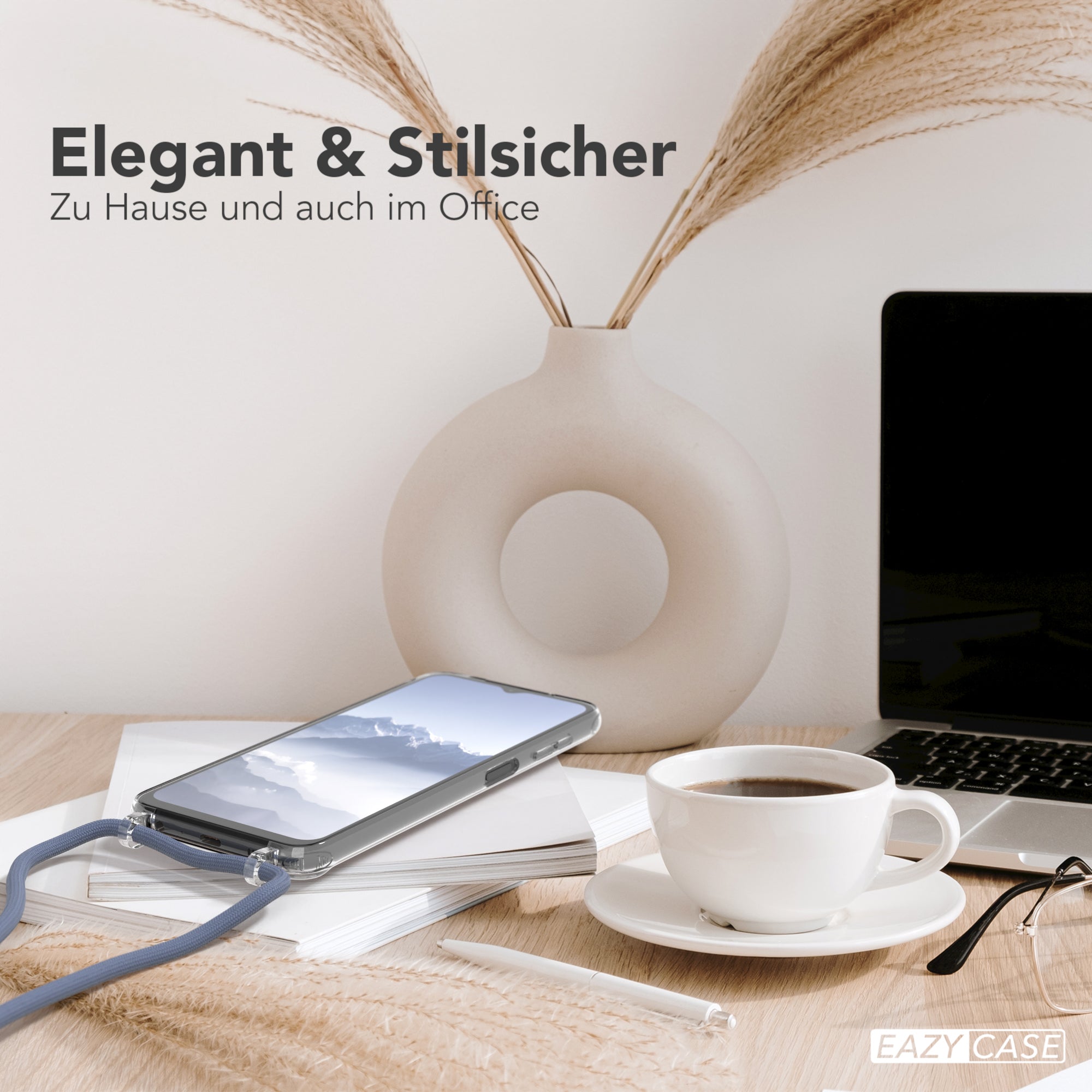 Galaxy A13 4G transparente Hülle + Kordel