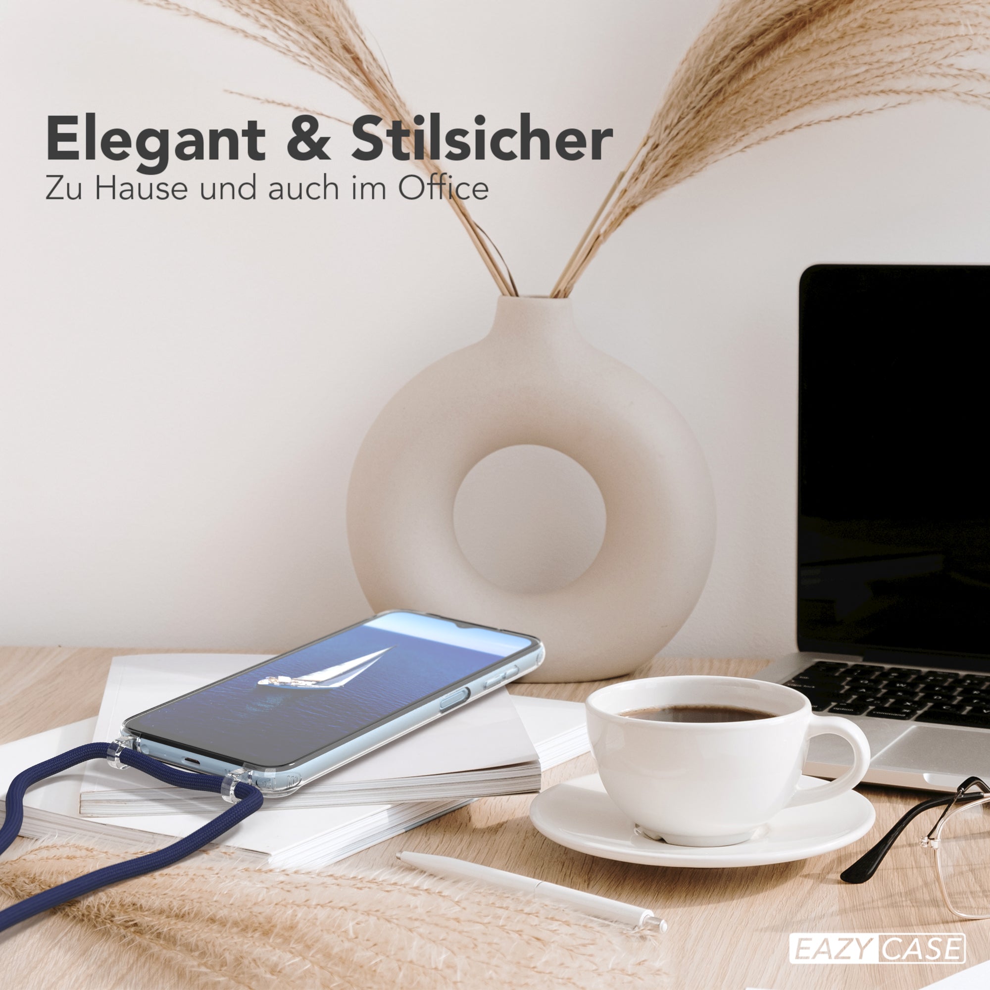 Galaxy A13 4G transparente Hülle + Kordel