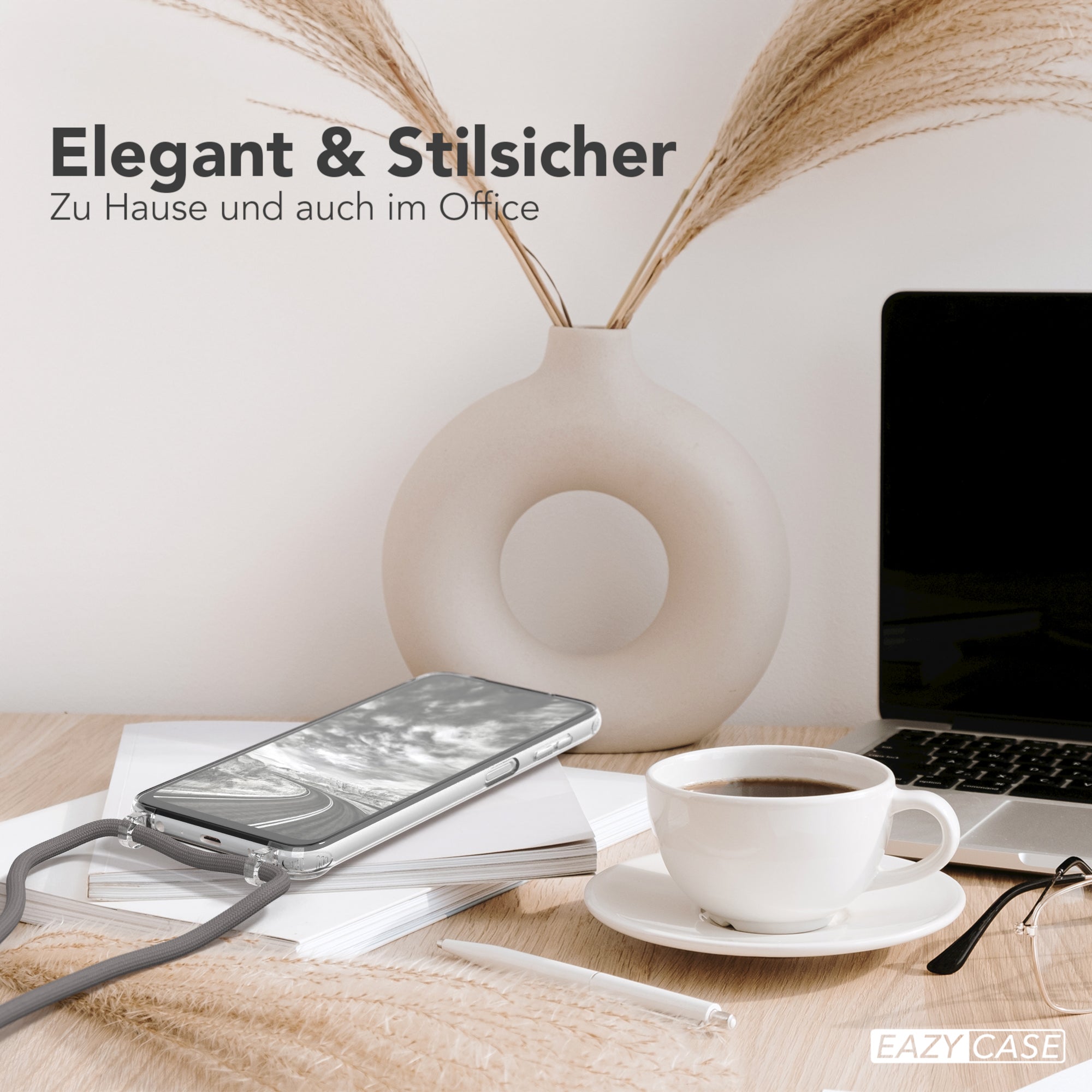 Galaxy A13 4G transparente Hülle + Kordel