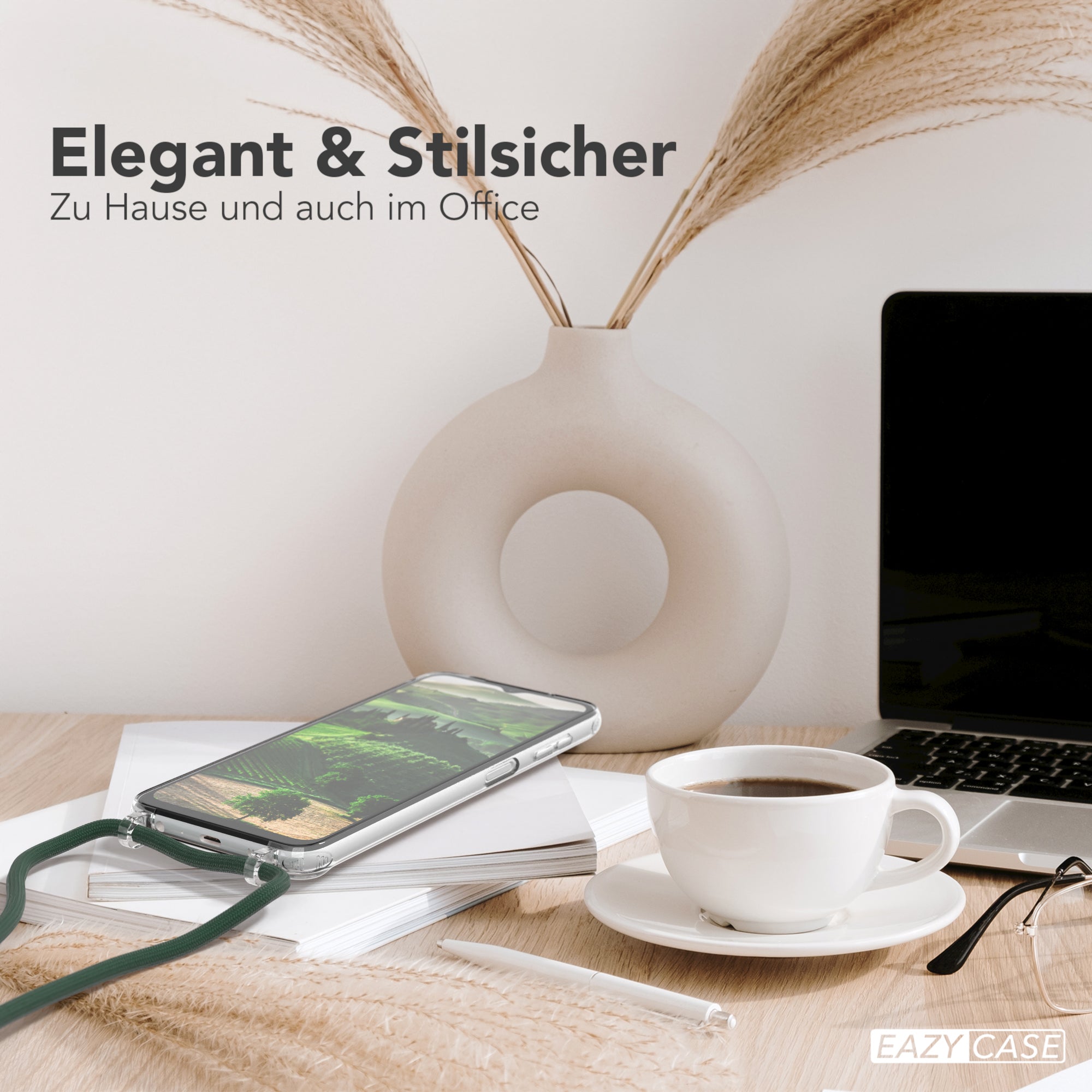 Galaxy A13 4G transparente Hülle + Kordel