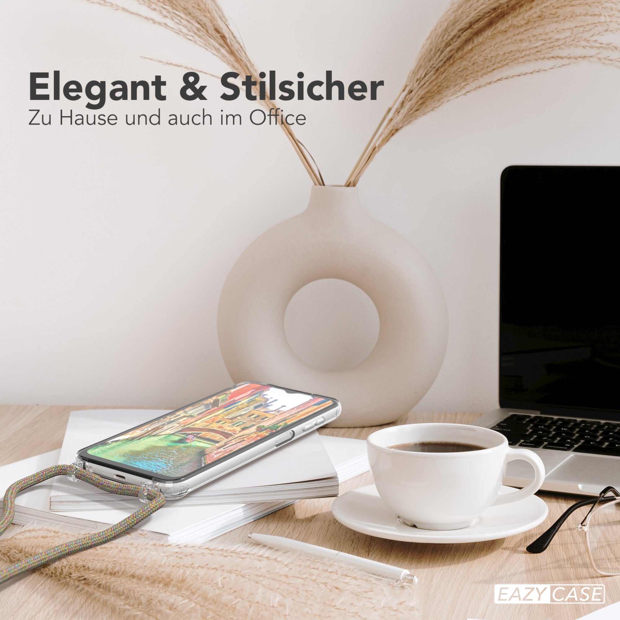 Galaxy A13 4G transparente Hülle + Kordel