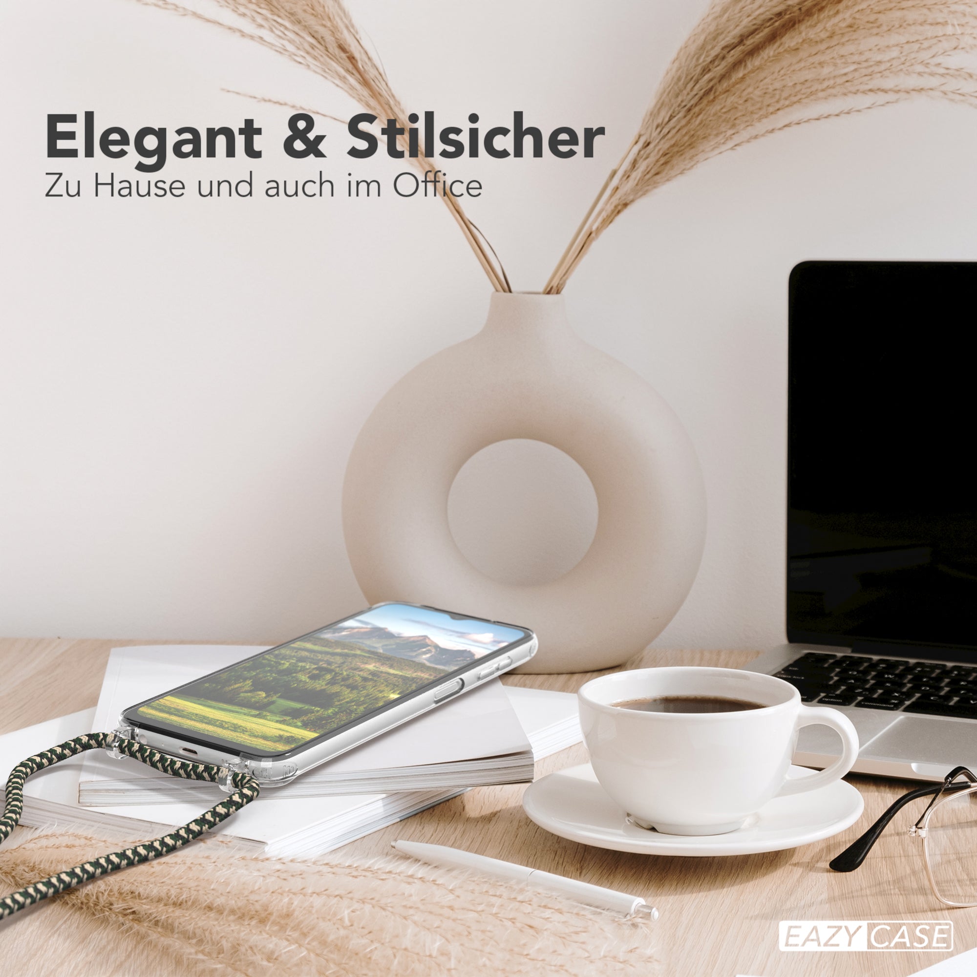 Galaxy A13 4G transparente Hülle + Kordel