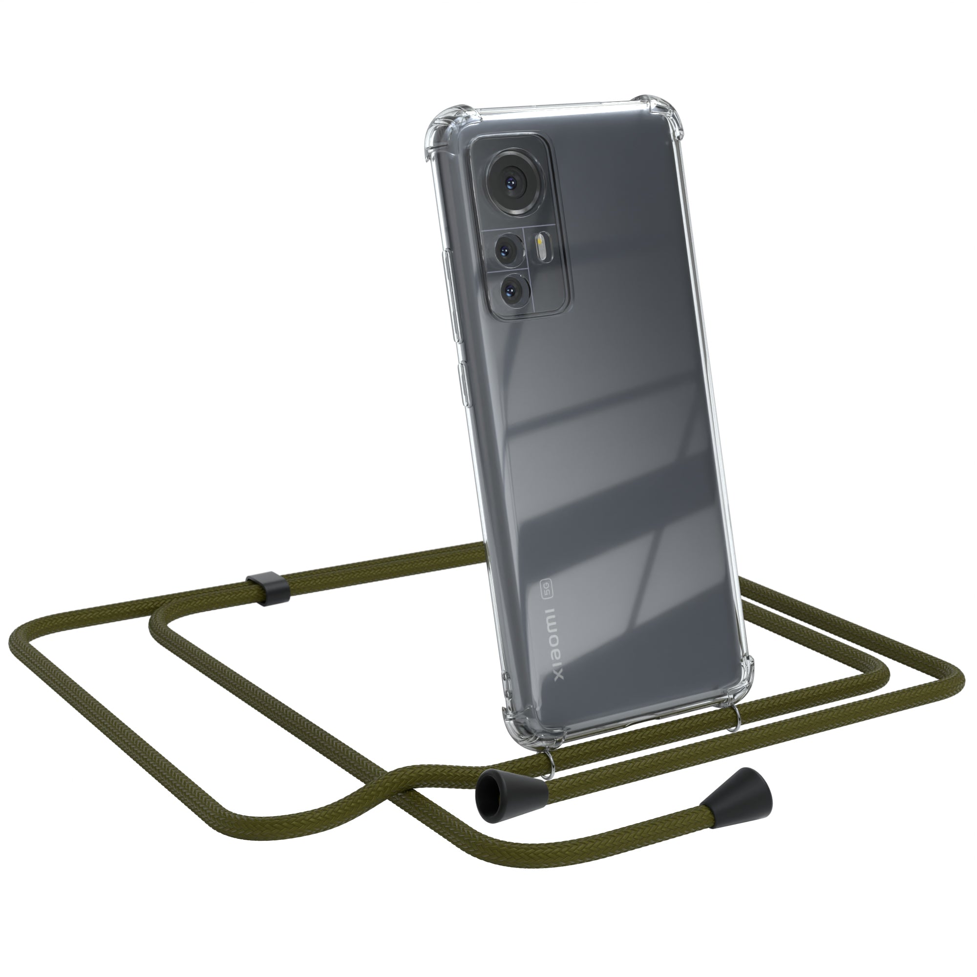 Xiaomi 12 / 12X transparente Hülle + Kordel