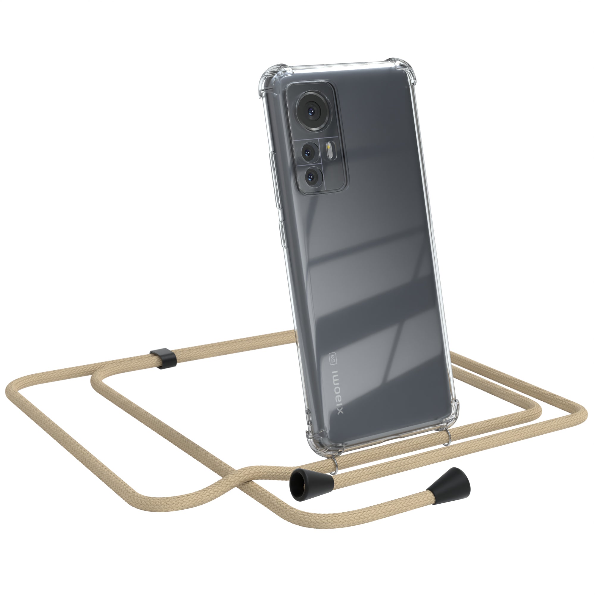 Xiaomi 12 / 12X transparente Hülle + Kordel