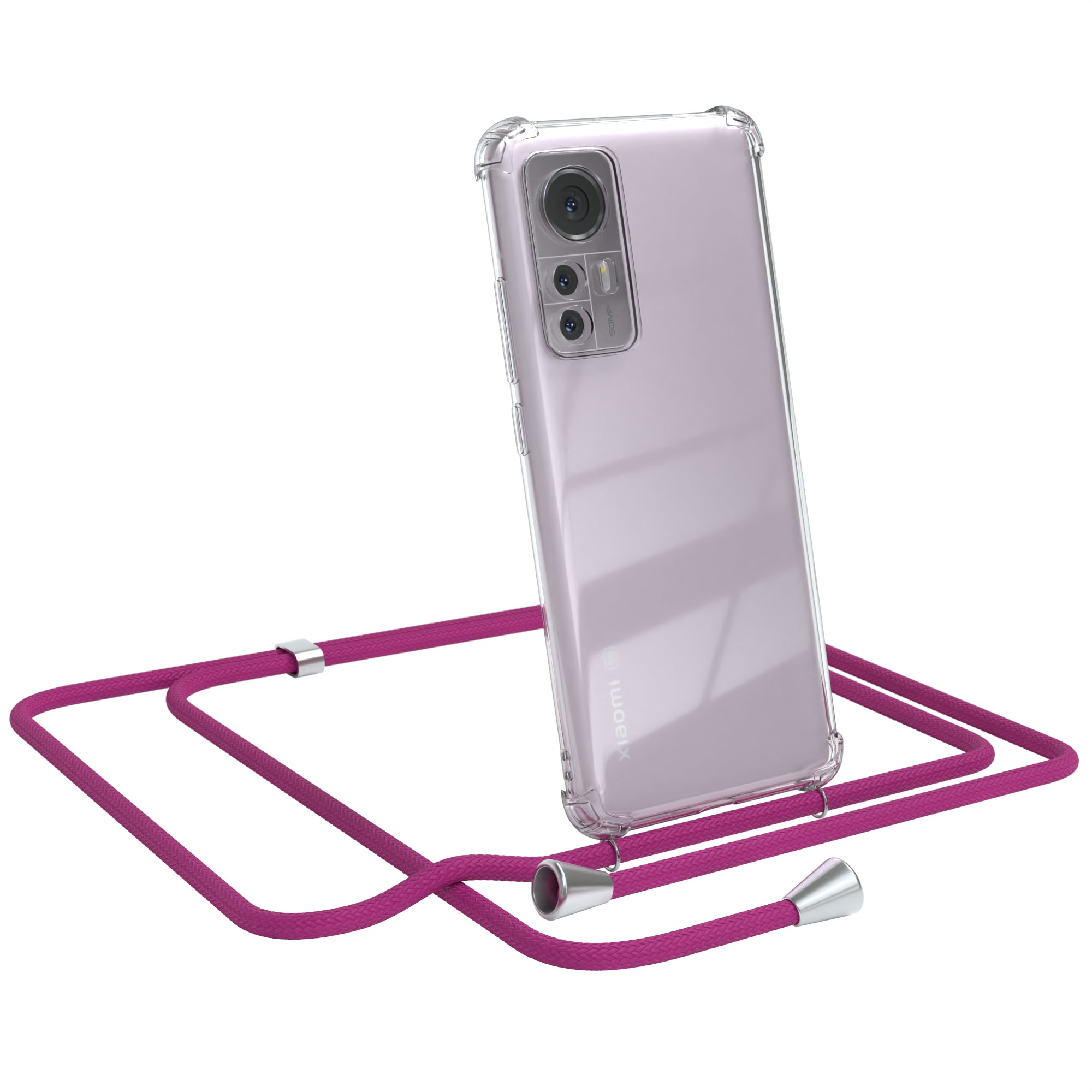 Xiaomi 12 / 12X transparente Hülle + Kordel