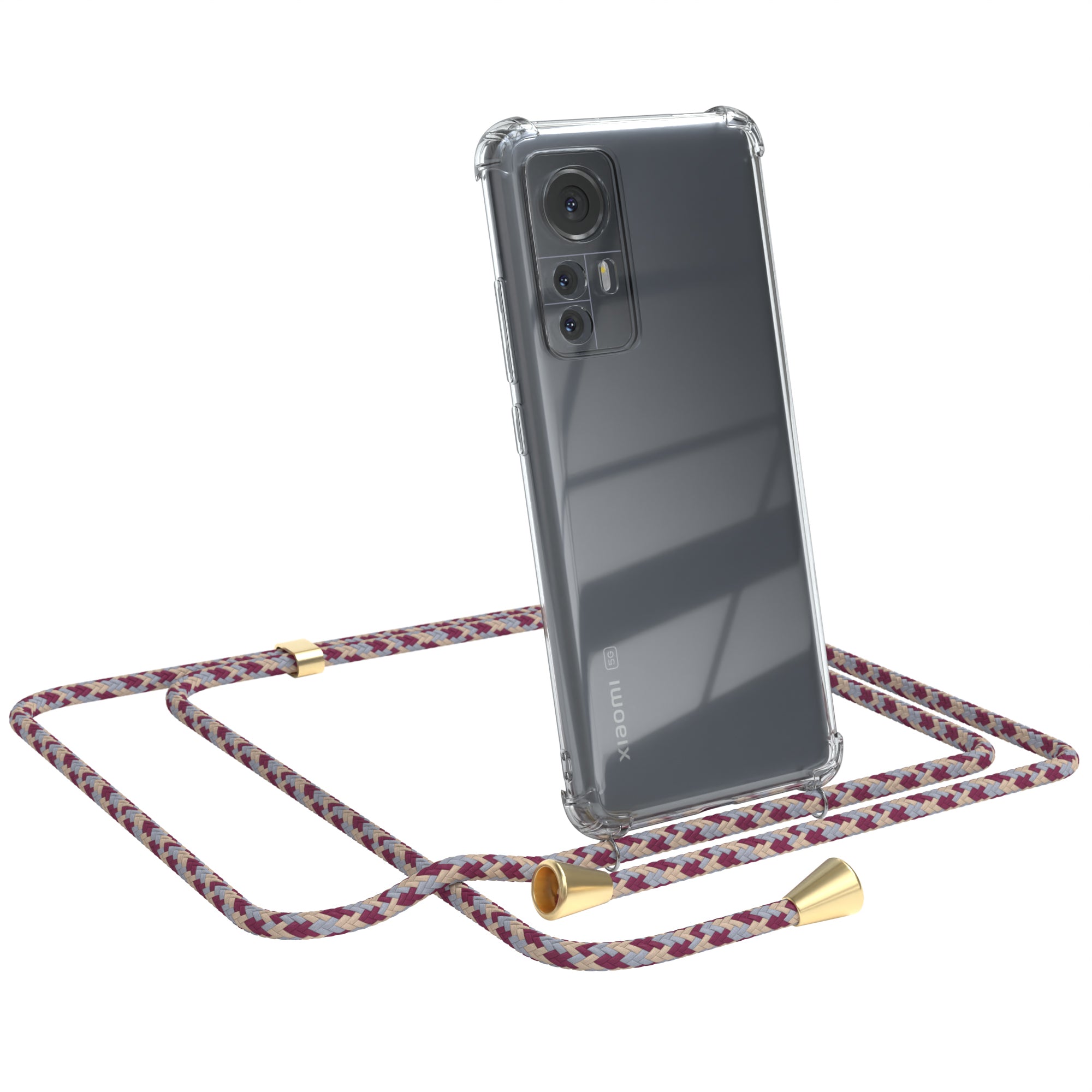 Xiaomi 12 / 12X transparente Hülle + Kordel