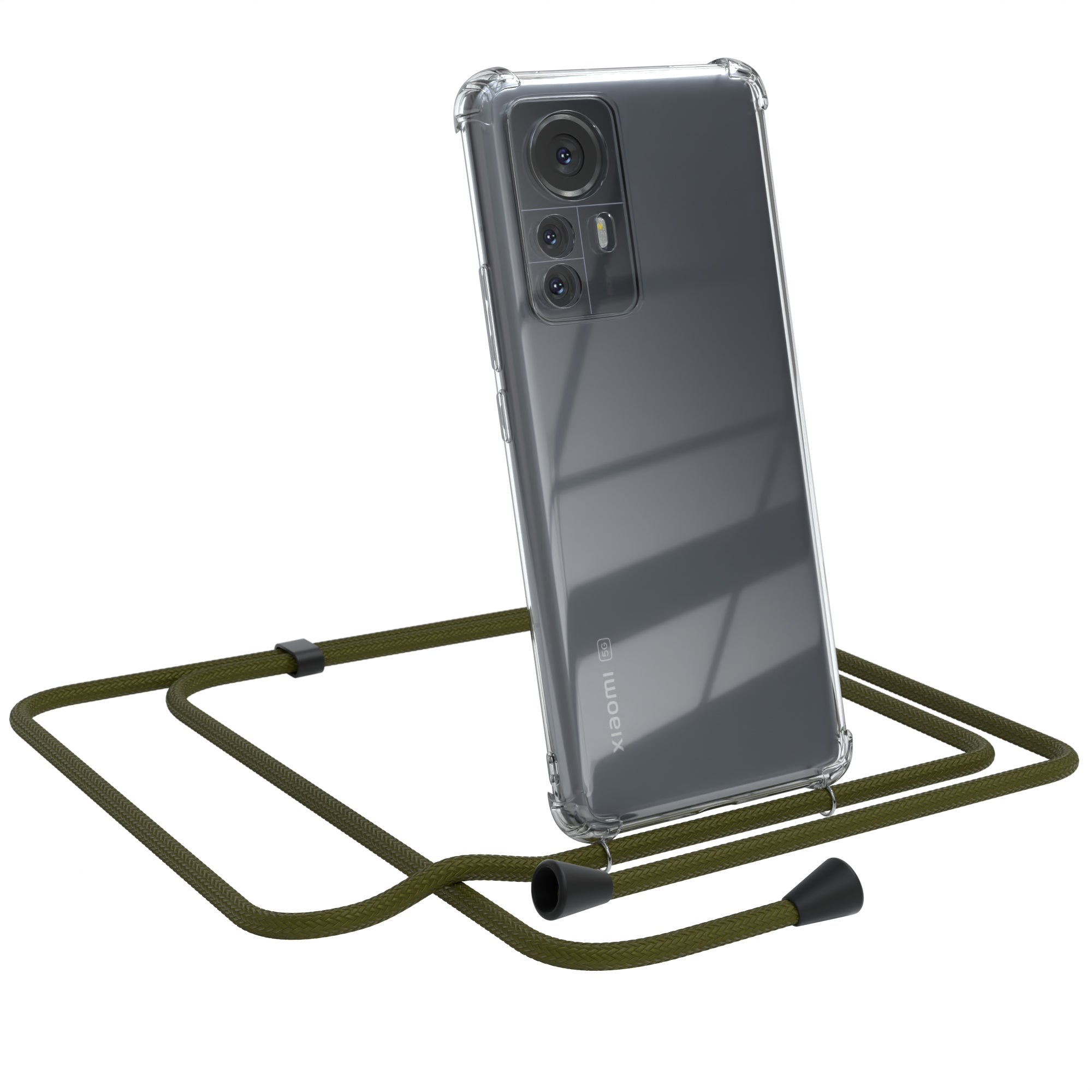 Xiaomi 12 Pro transparente Hülle + Kordel