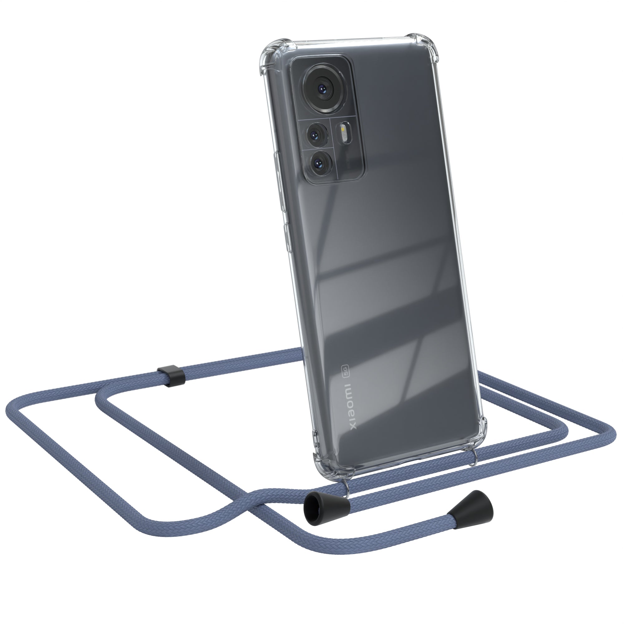 Xiaomi 12 Pro transparente Hülle + Kordel