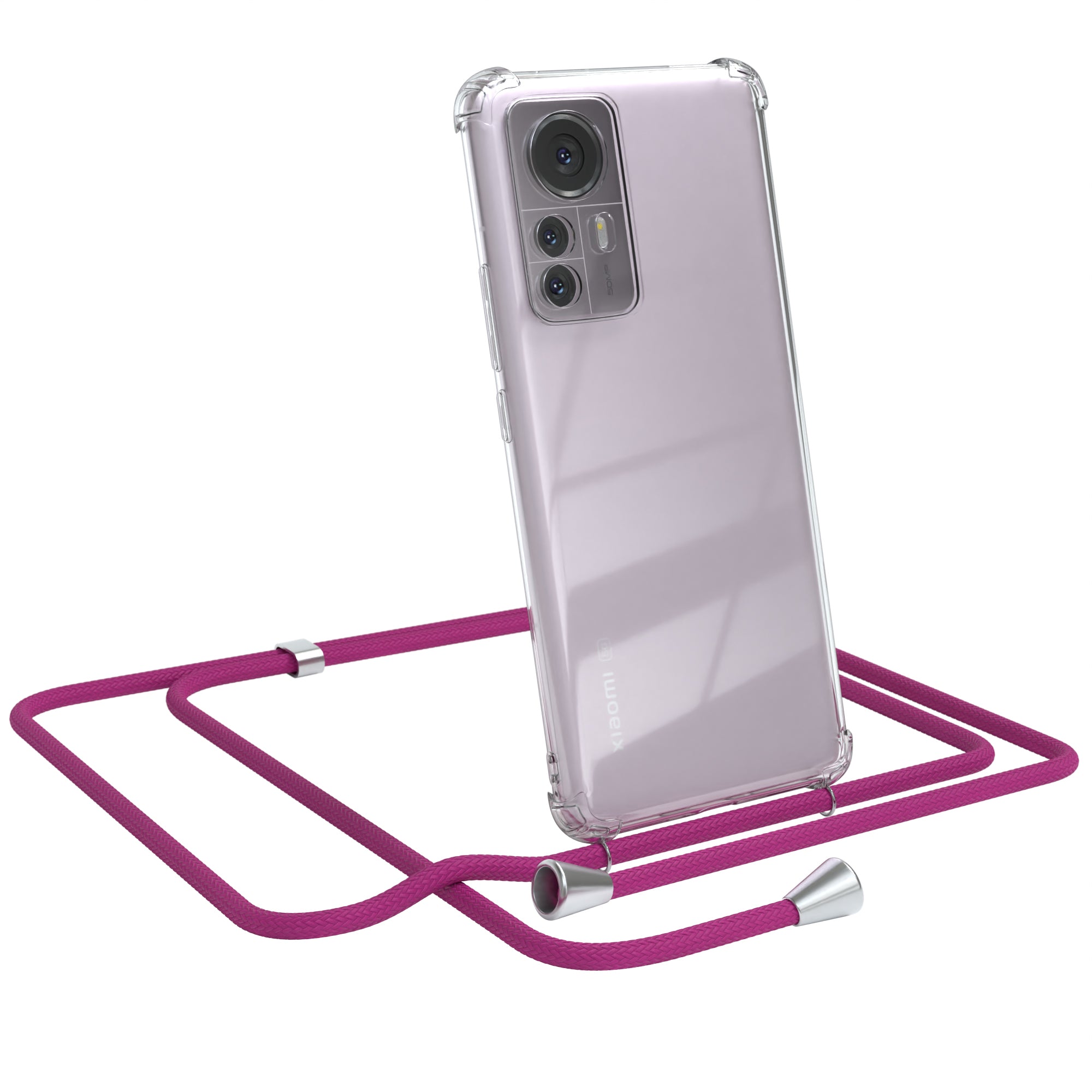 Xiaomi 12 Pro transparente Hülle + Kordel