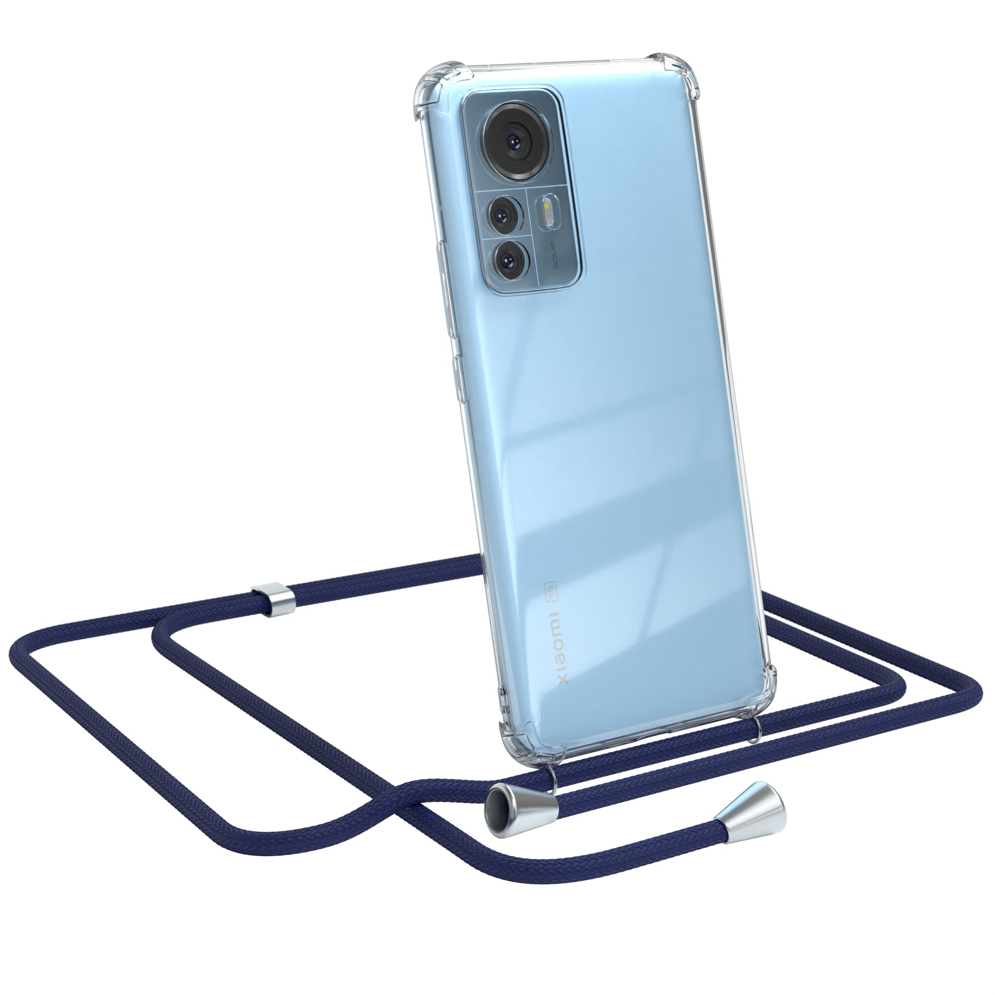 Xiaomi 12 Pro transparente Hülle + Kordel