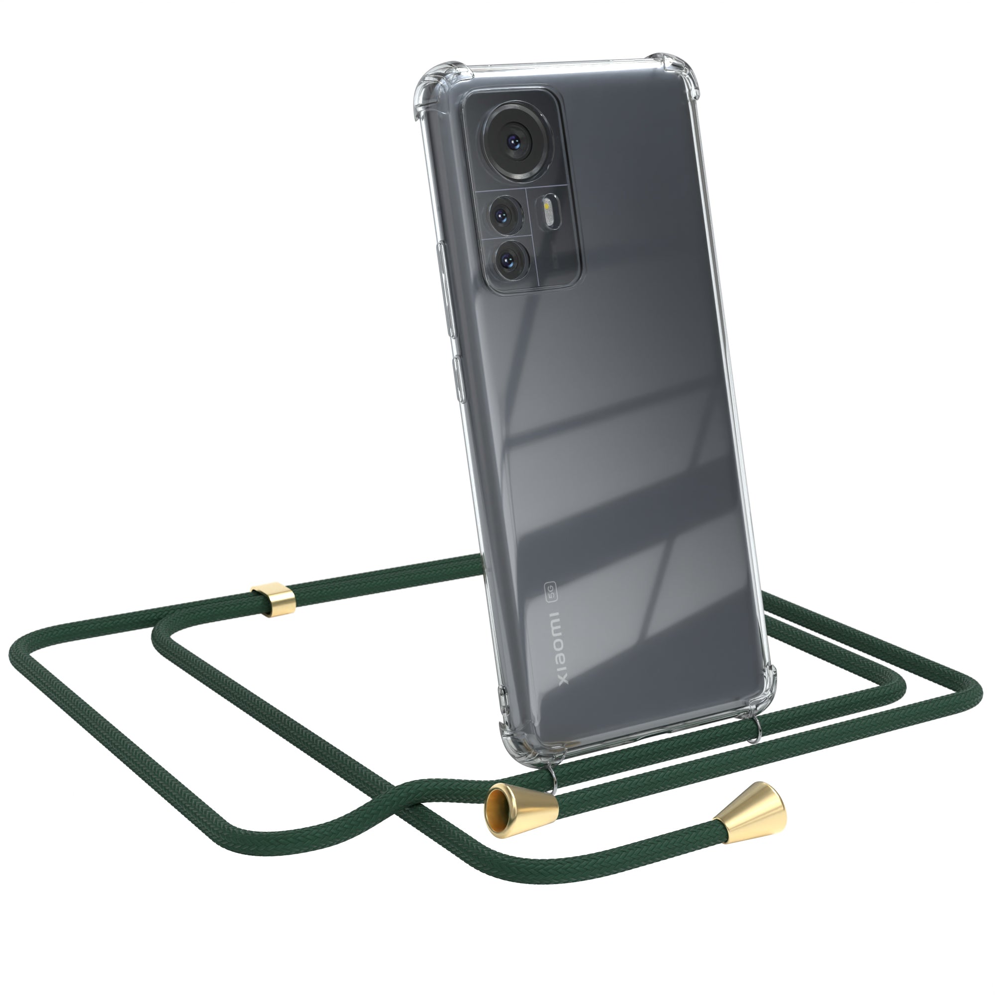 Xiaomi 12 Pro transparente Hülle + Kordel