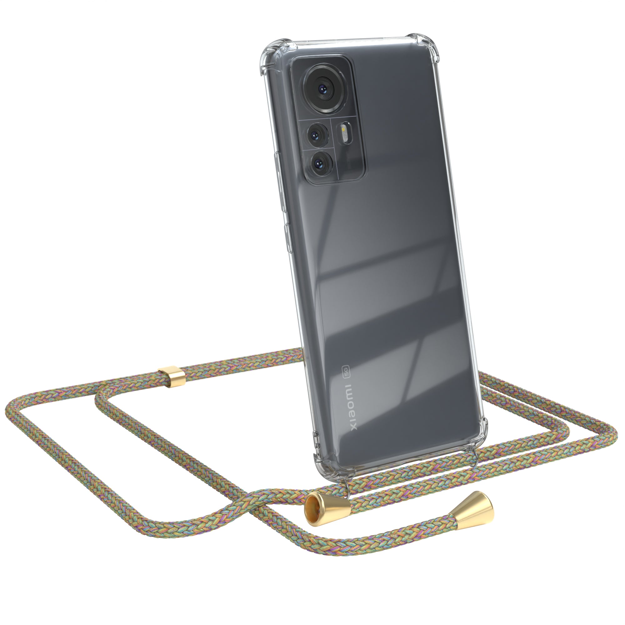 Xiaomi 12 Pro transparente Hülle + Kordel