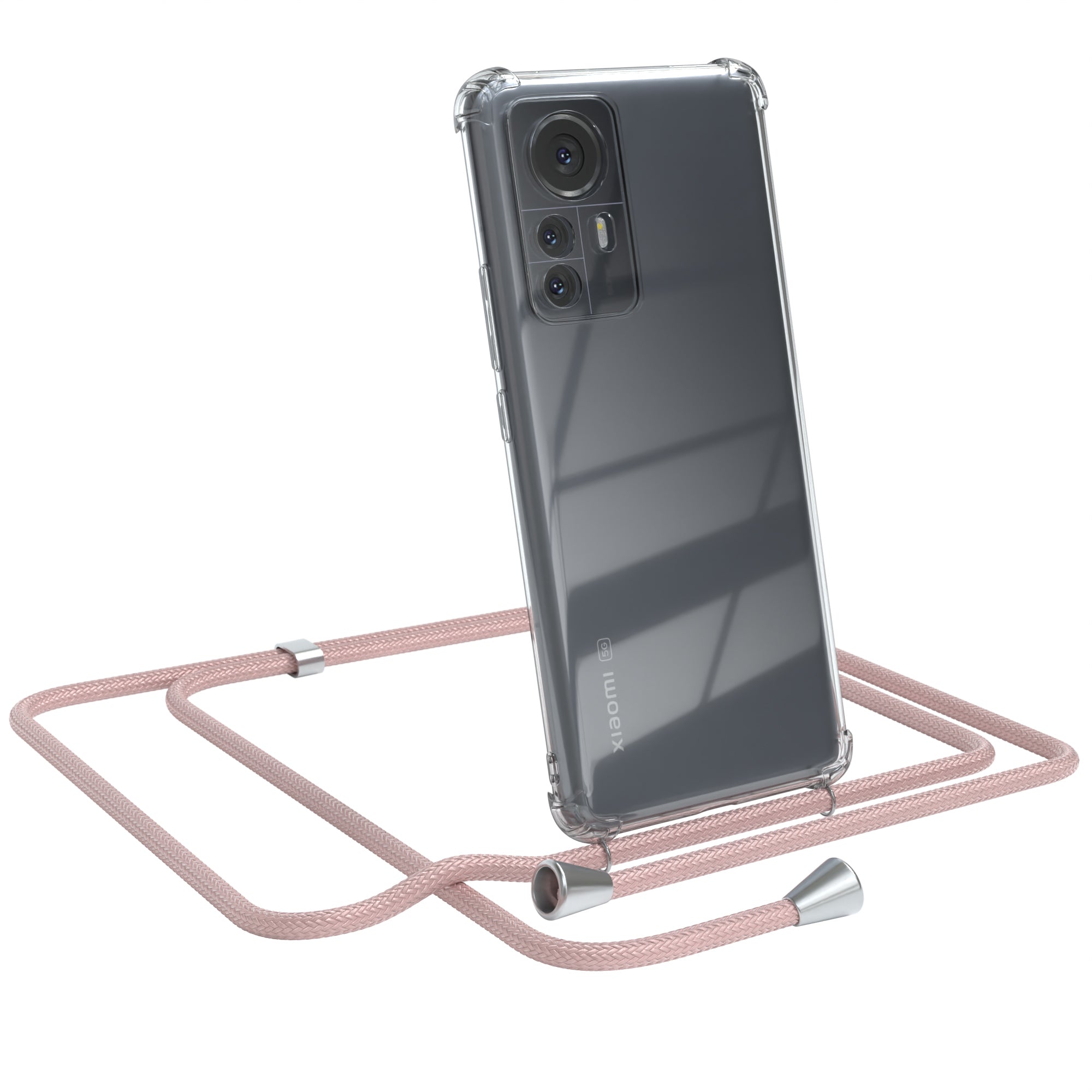 Xiaomi 12 Pro transparente Hülle + Kordel