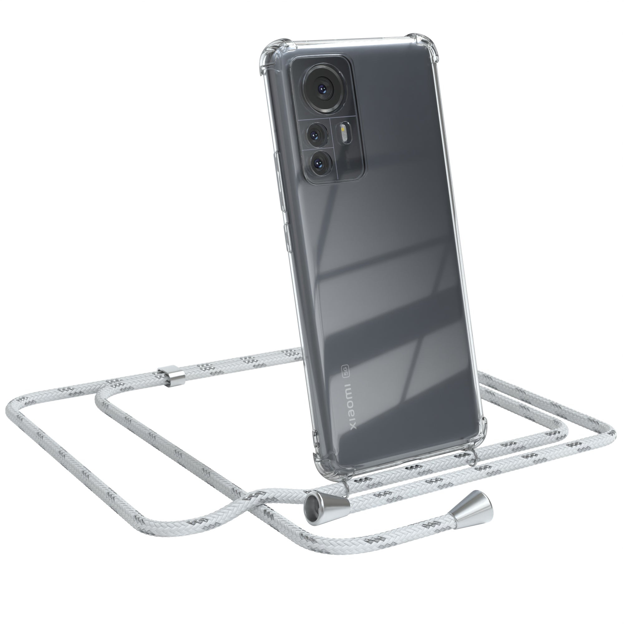 Xiaomi 12 Pro transparente Hülle + Kordel