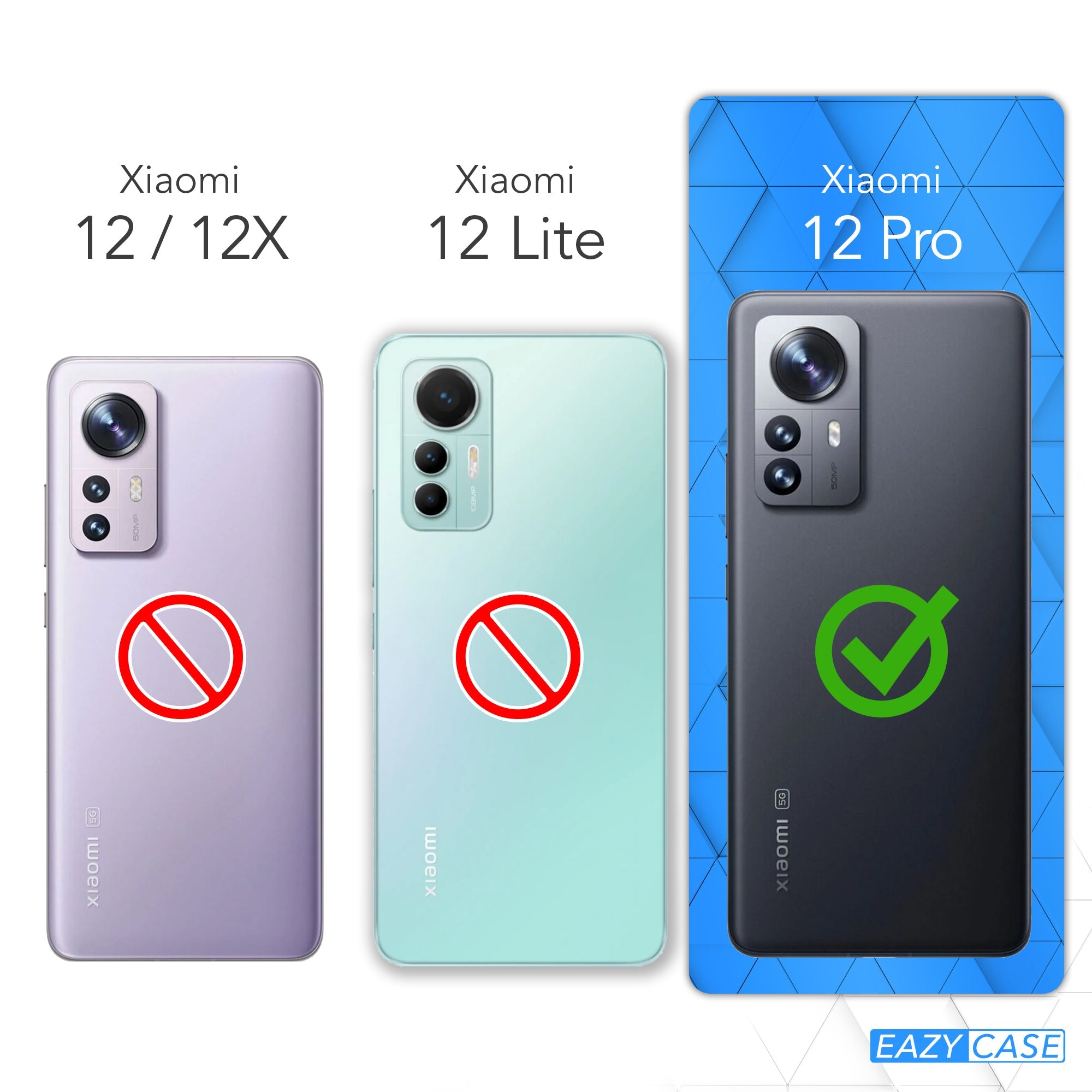 Xiaomi 12 Pro transparente Hülle + Kordel