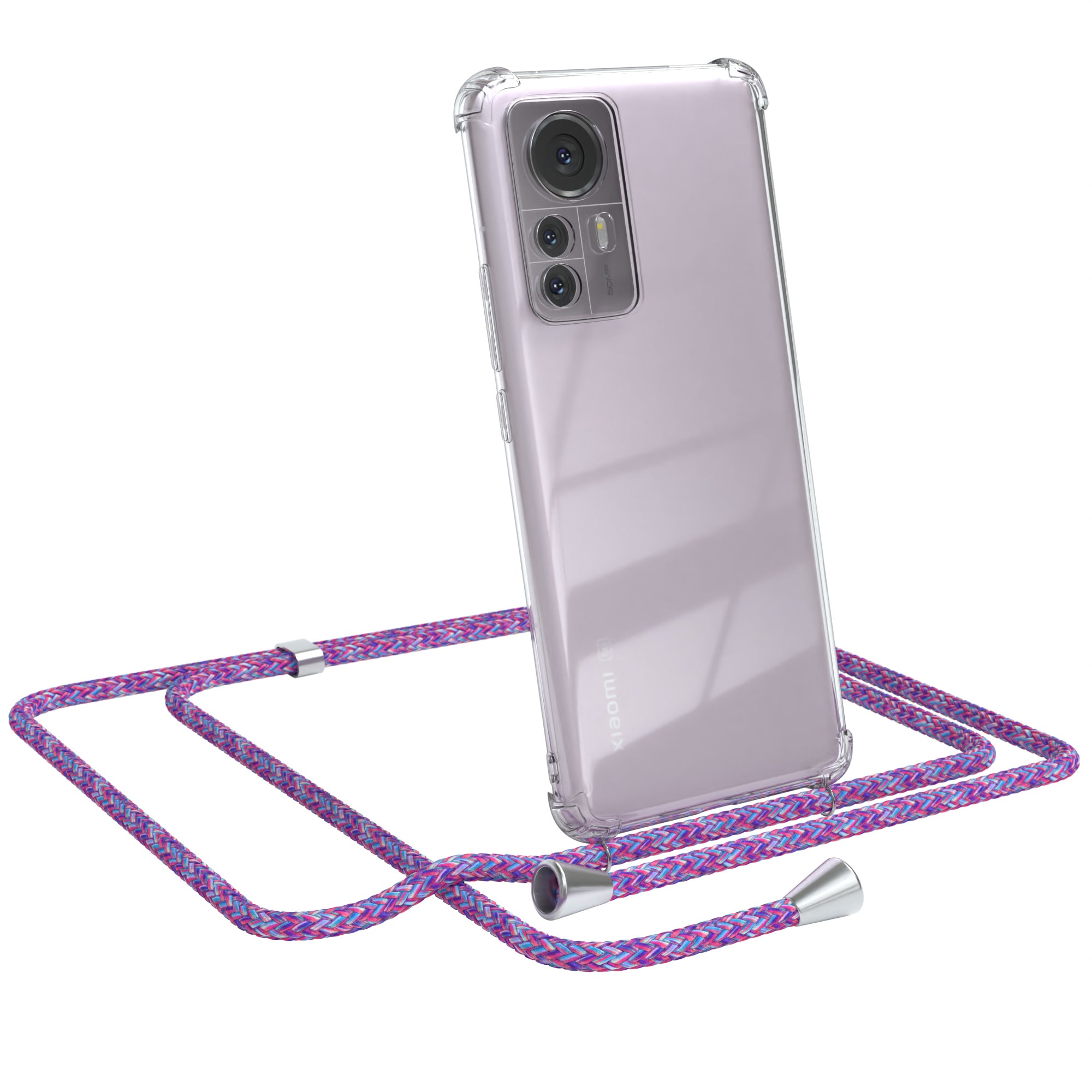 Xiaomi 12 Pro transparente Hülle + Kordel