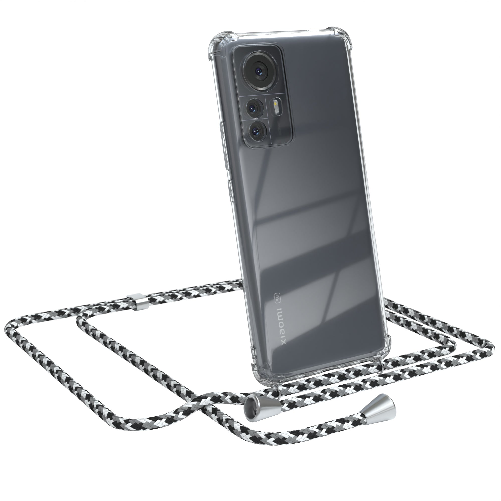 Xiaomi 12 Pro transparente Hülle + Kordel