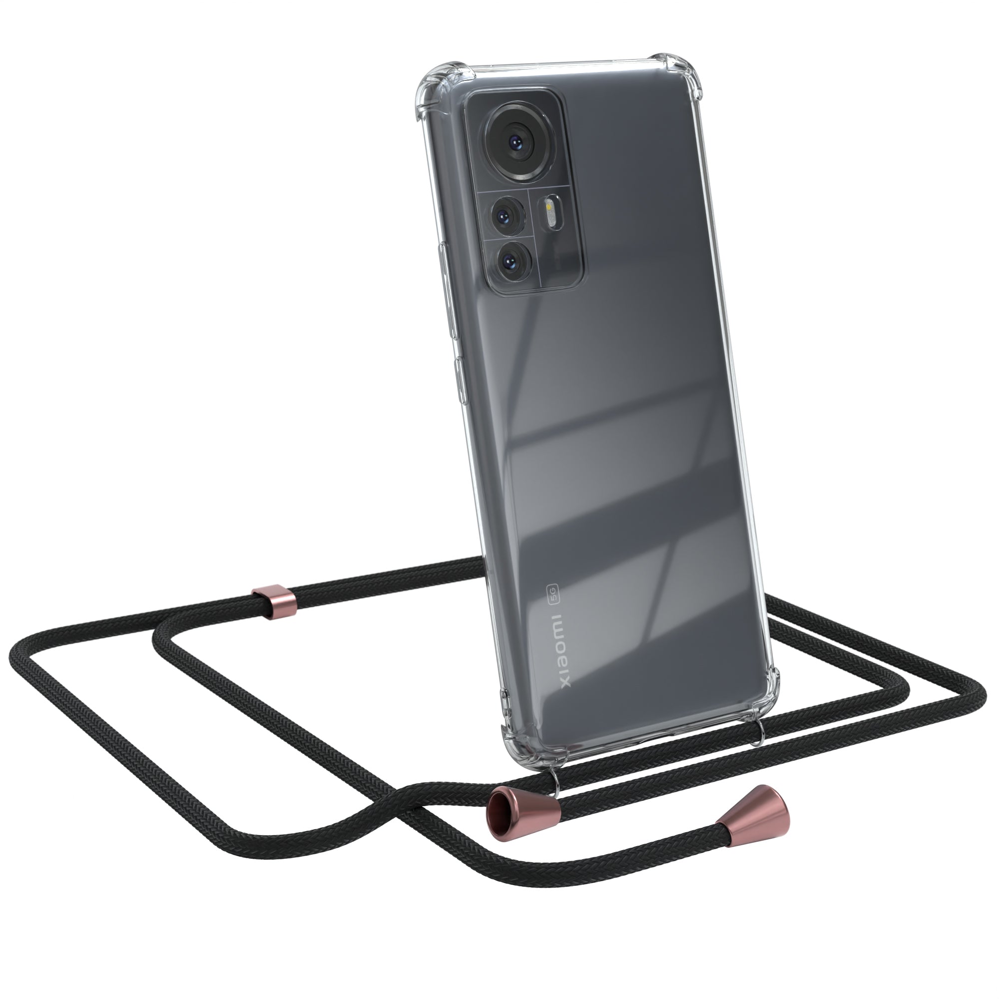 Xiaomi 12 Pro transparente Hülle + Kordel