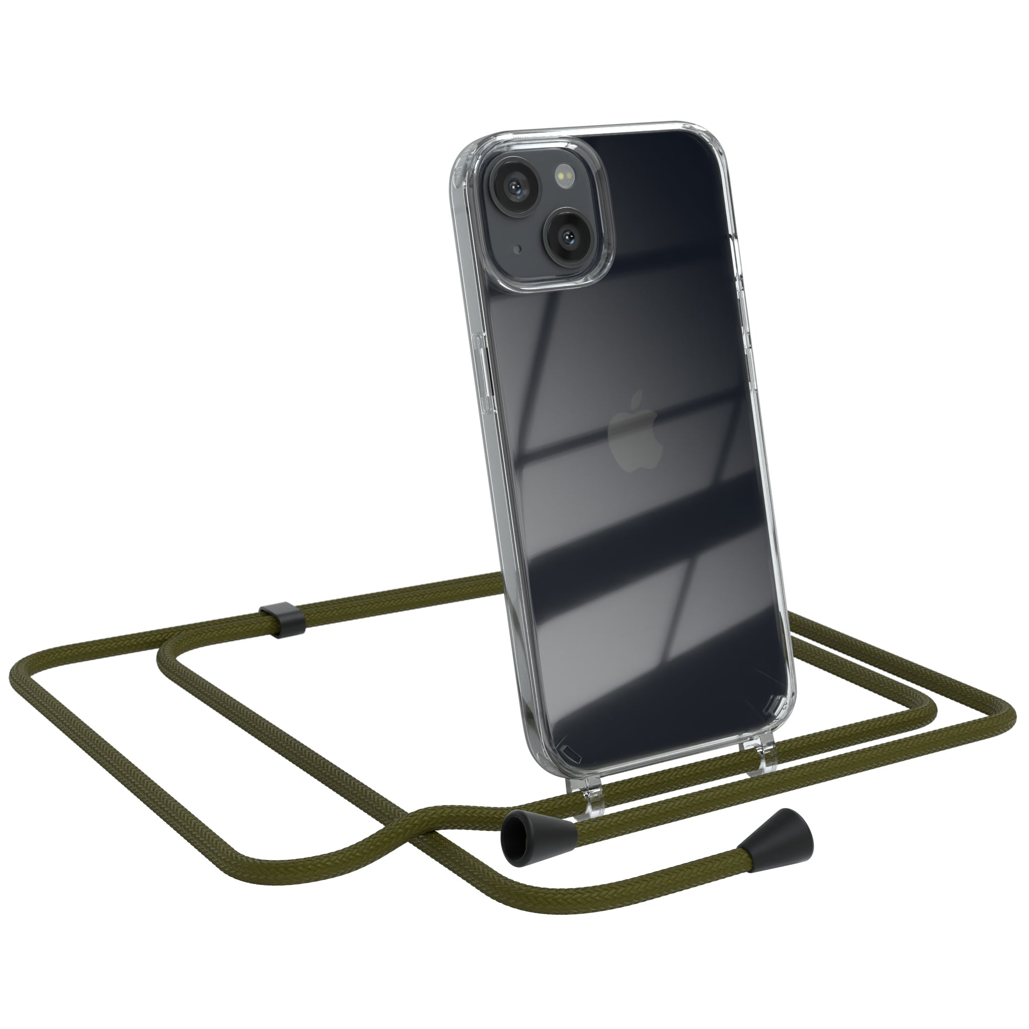 iPhone 13 transparente Hülle + Kordel