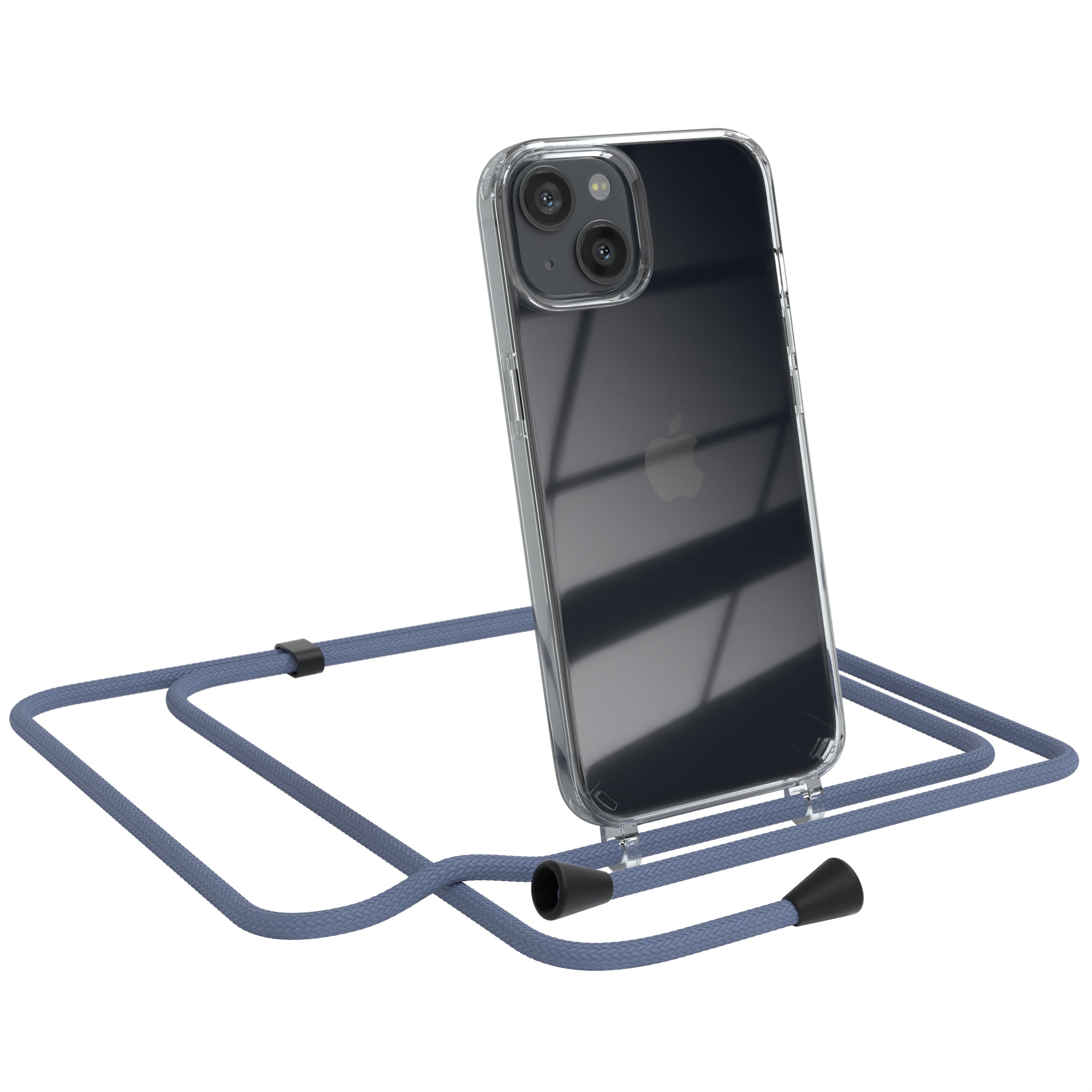 iPhone 13 transparente Hülle + Kordel