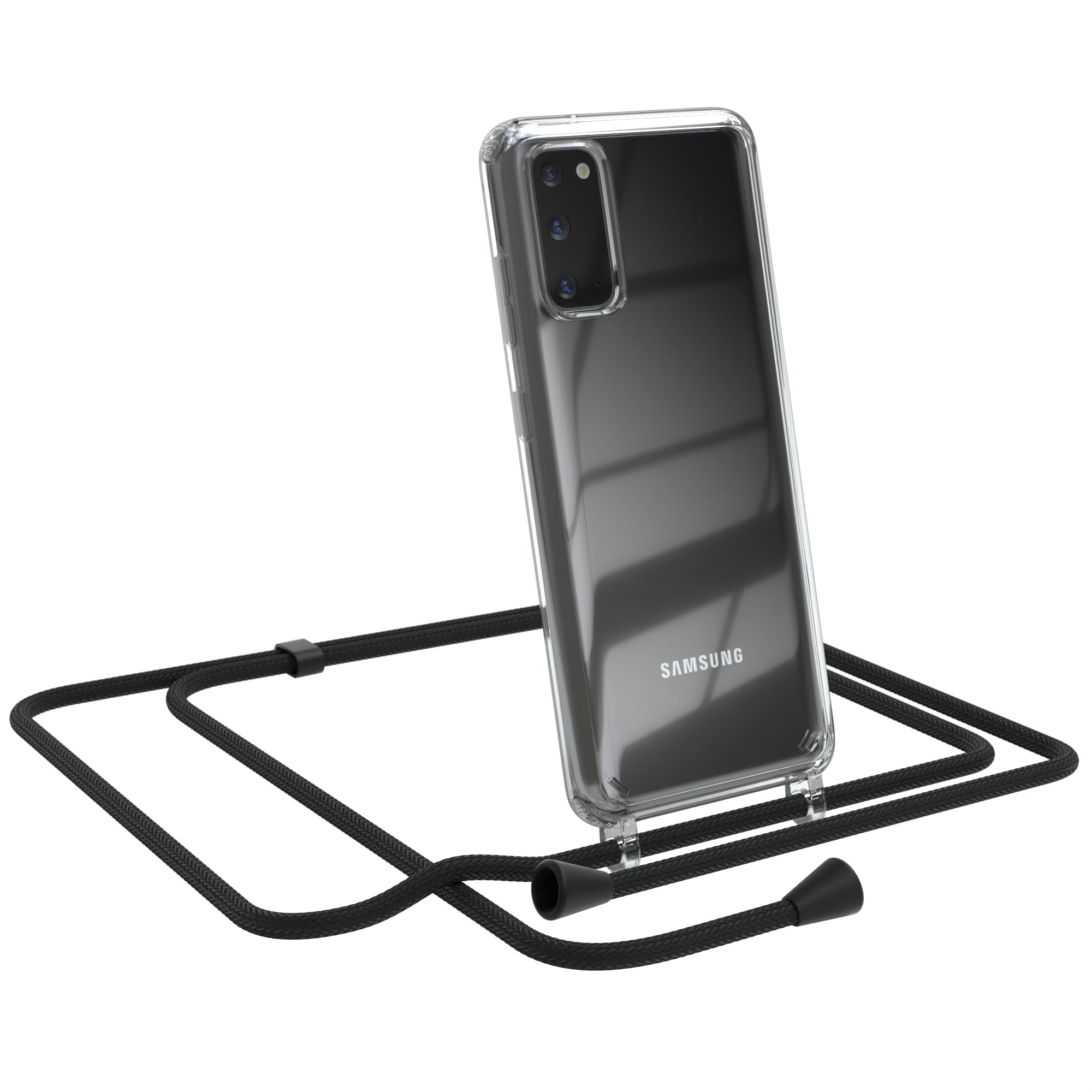 Galaxy S20 / 5G transparente Hülle + Kordel