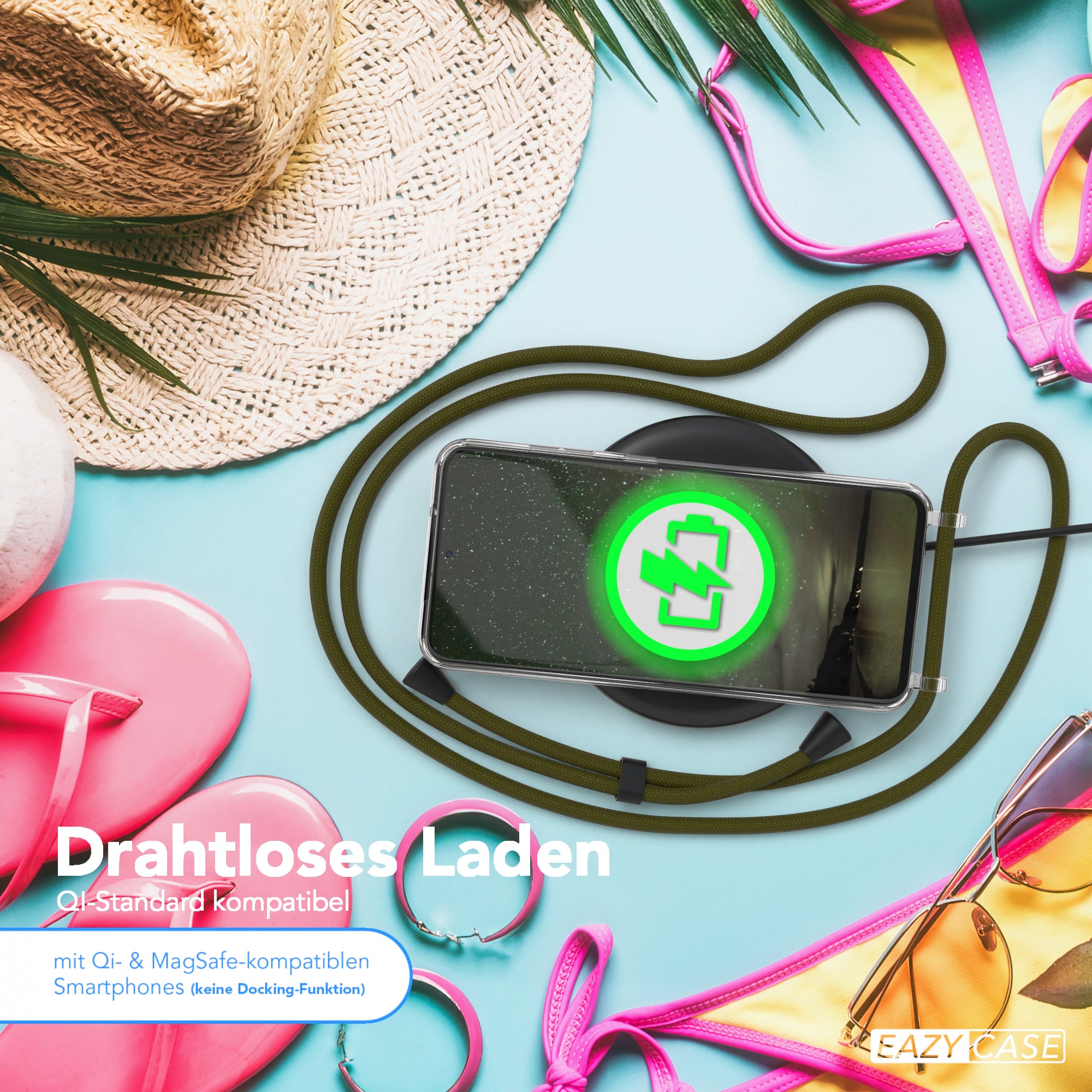 Galaxy S20 / 5G transparente Hülle + Kordel