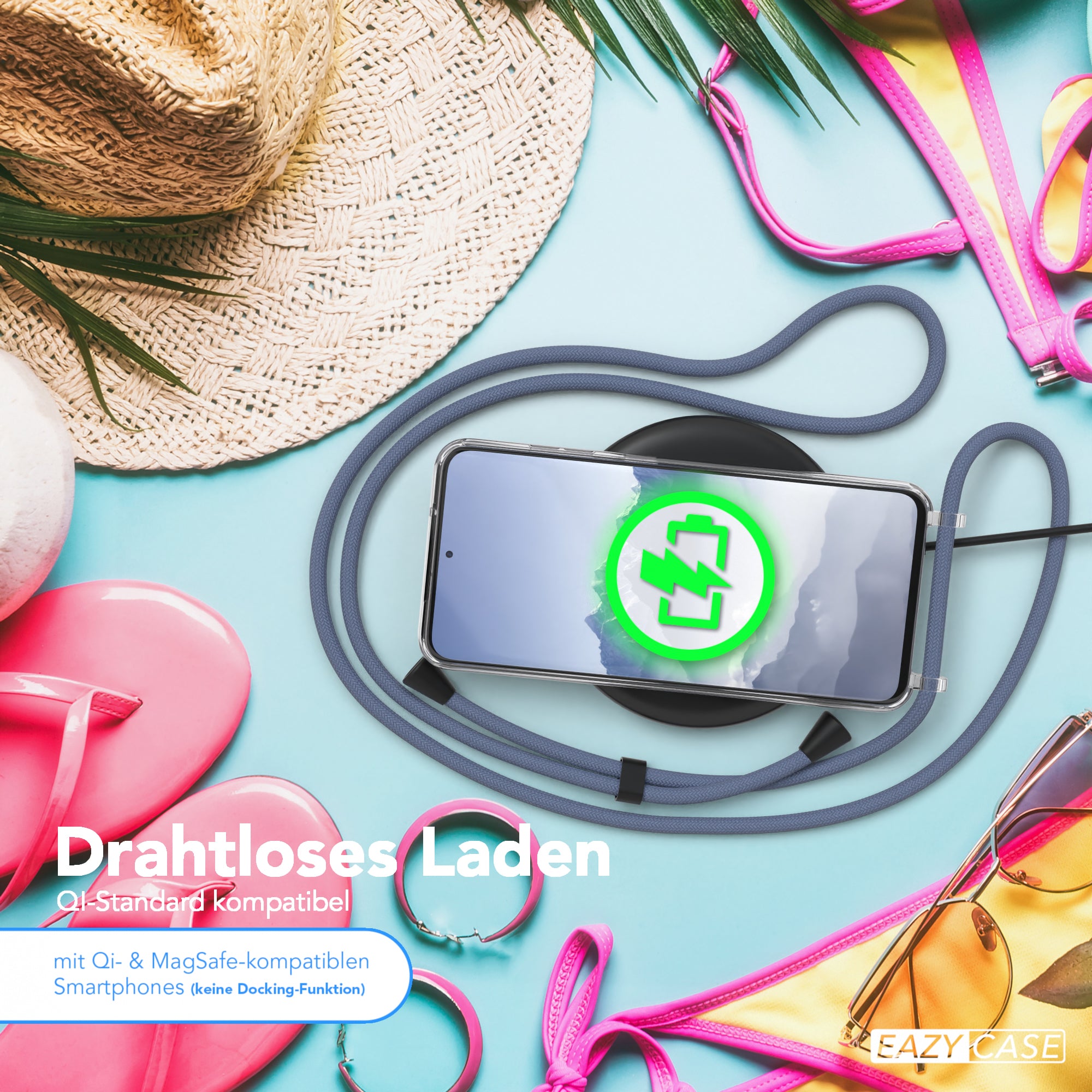 Galaxy S20 / 5G transparente Hülle + Kordel