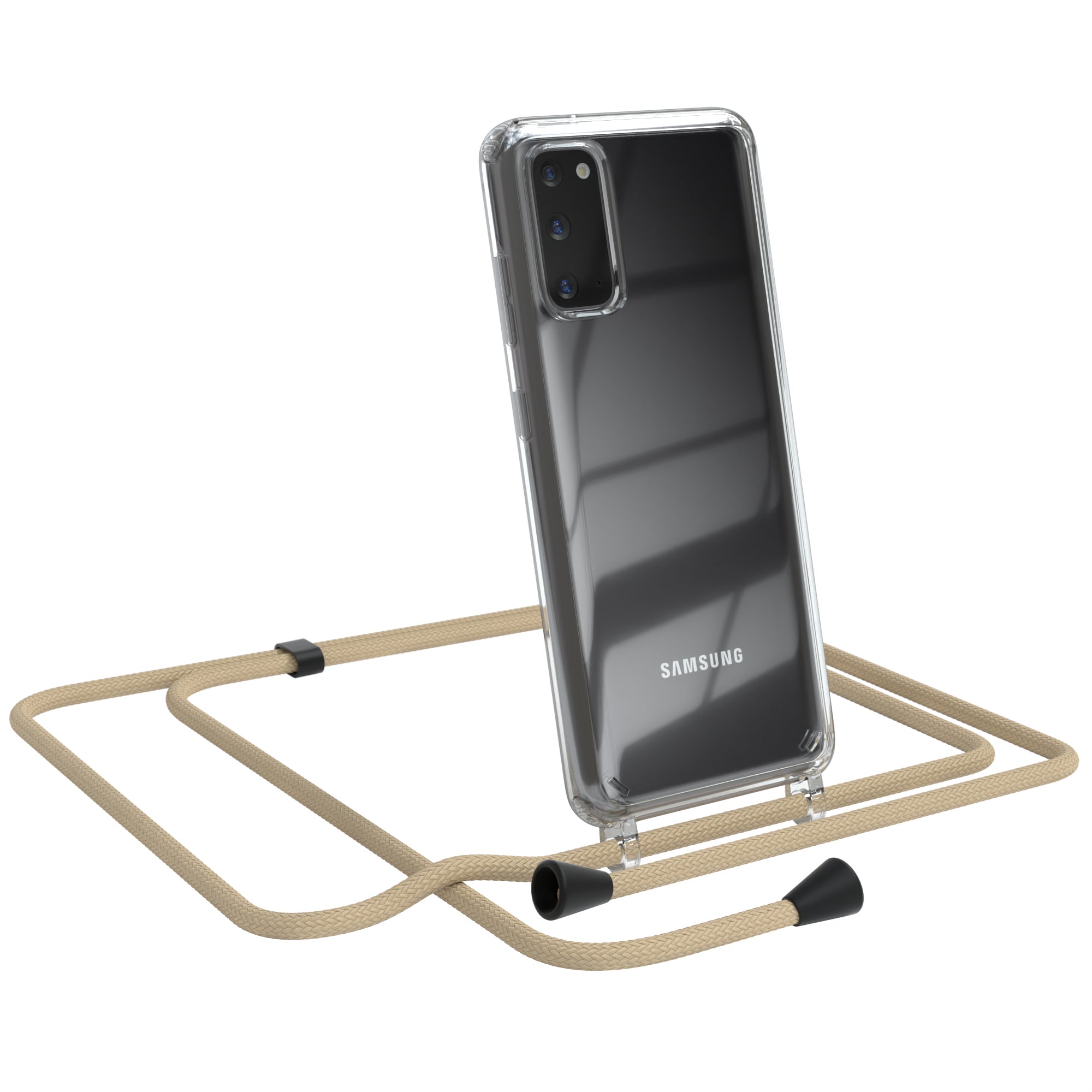 Galaxy S20 / 5G transparente Hülle + Kordel