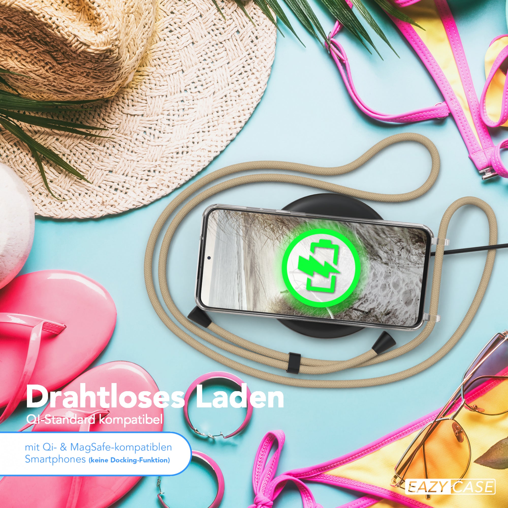 Galaxy S20 / 5G transparente Hülle + Kordel