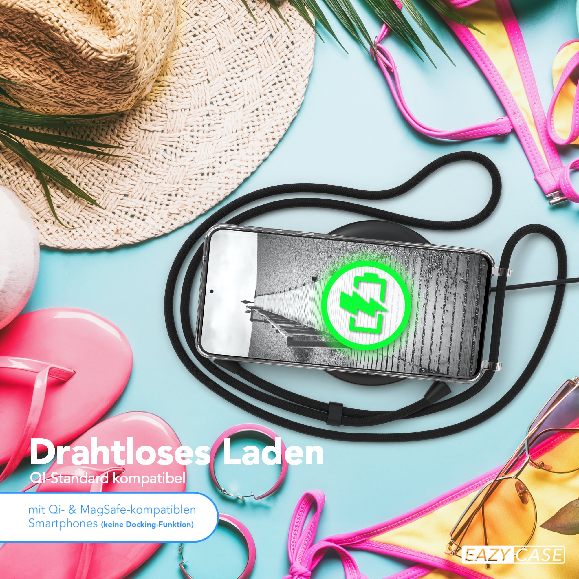 Galaxy S20 Ultra / 5G transparente Hülle + Kordel