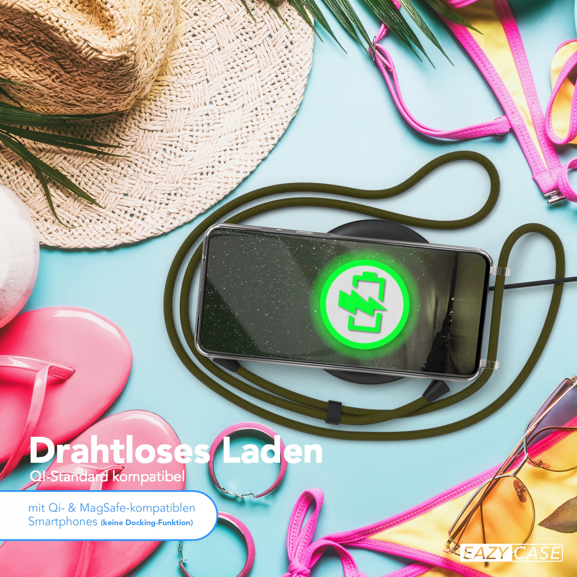 Galaxy S20 Ultra / 5G transparente Hülle + Kordel