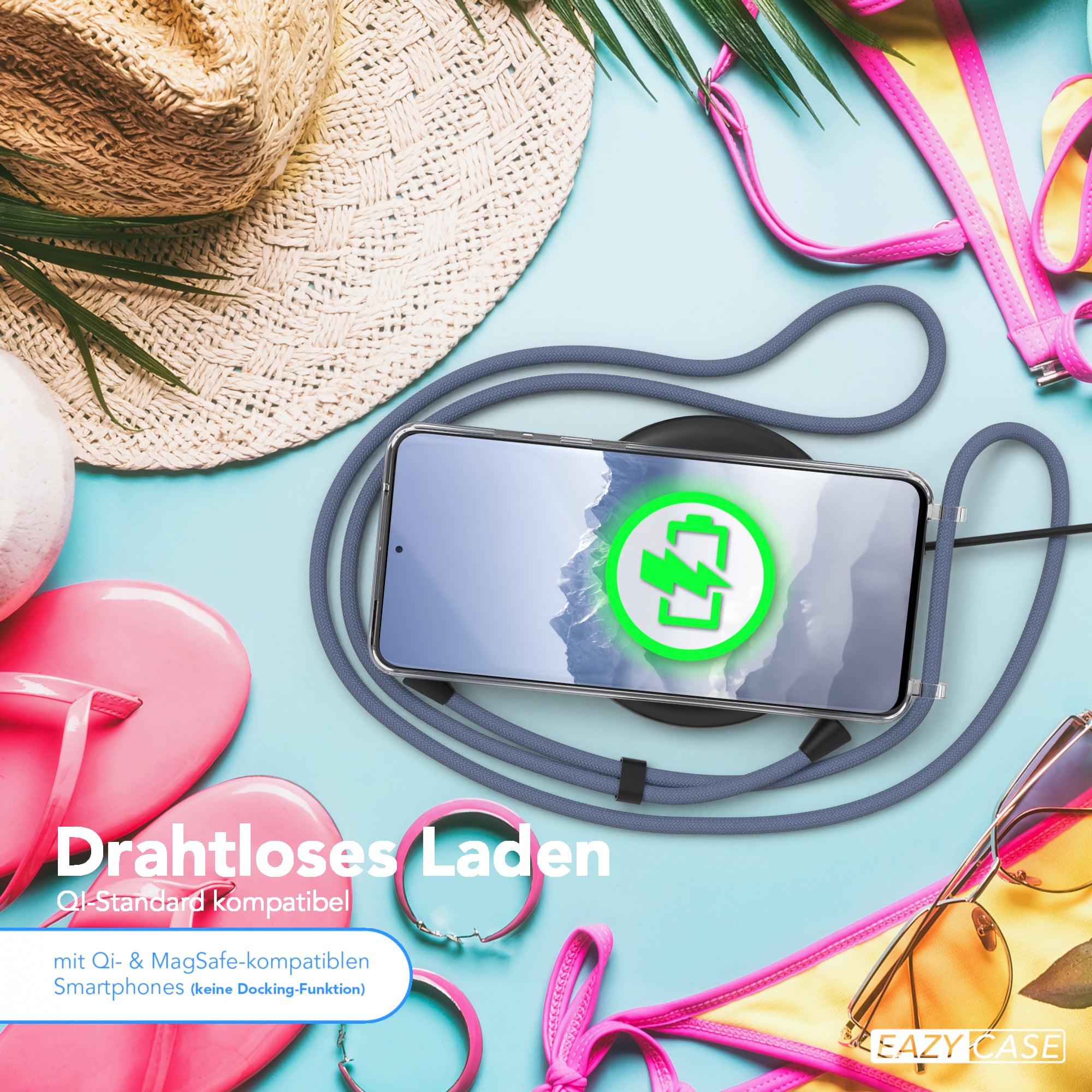 Galaxy S20 Ultra / 5G transparente Hülle + Kordel