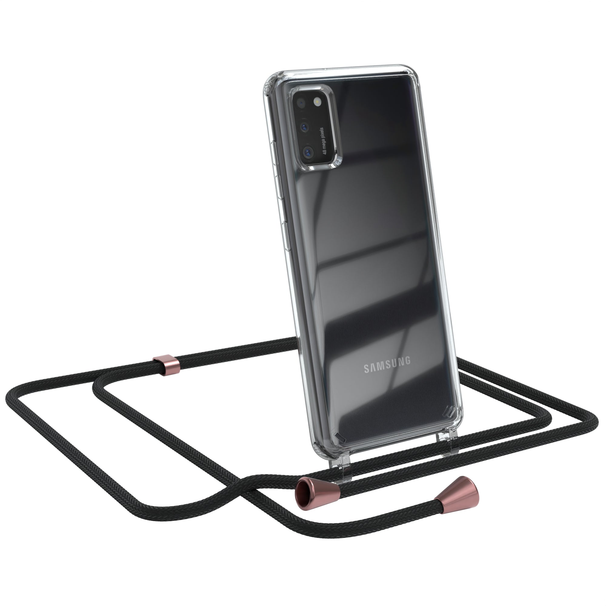 Galaxy A41 transparente Hülle + Kordel