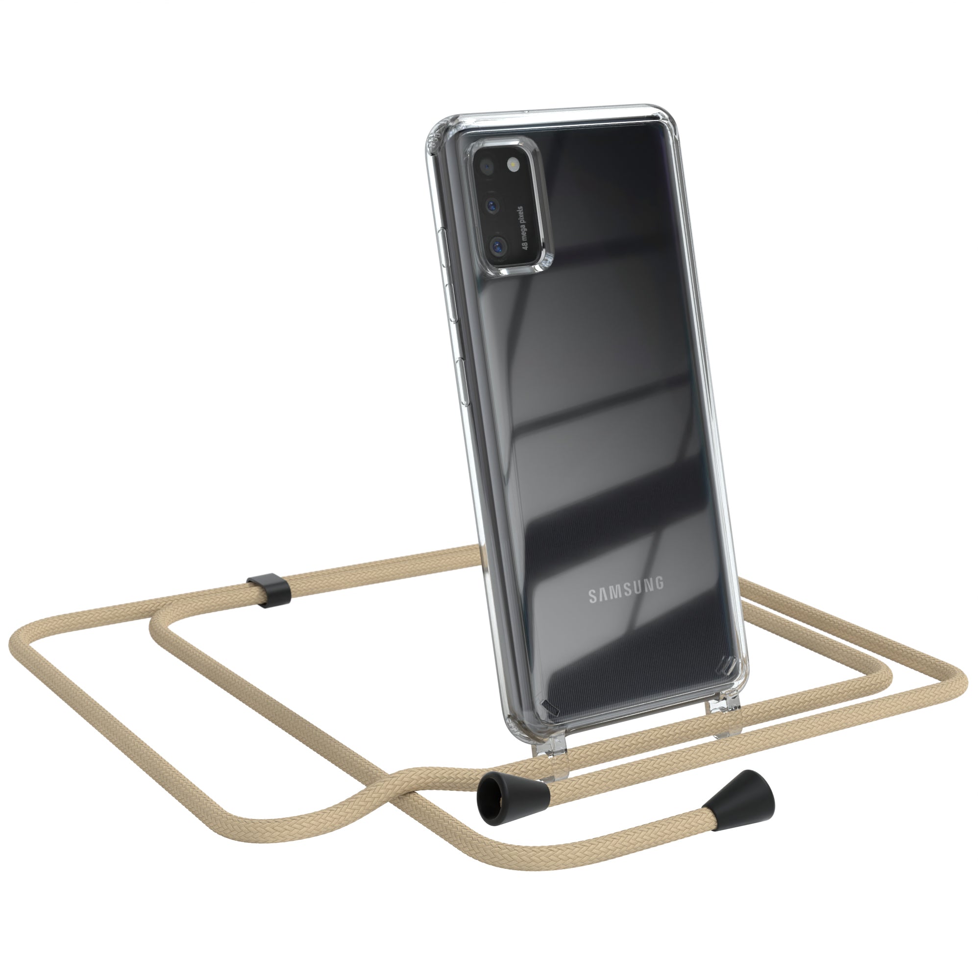 Galaxy A41 transparente Hülle + Kordel