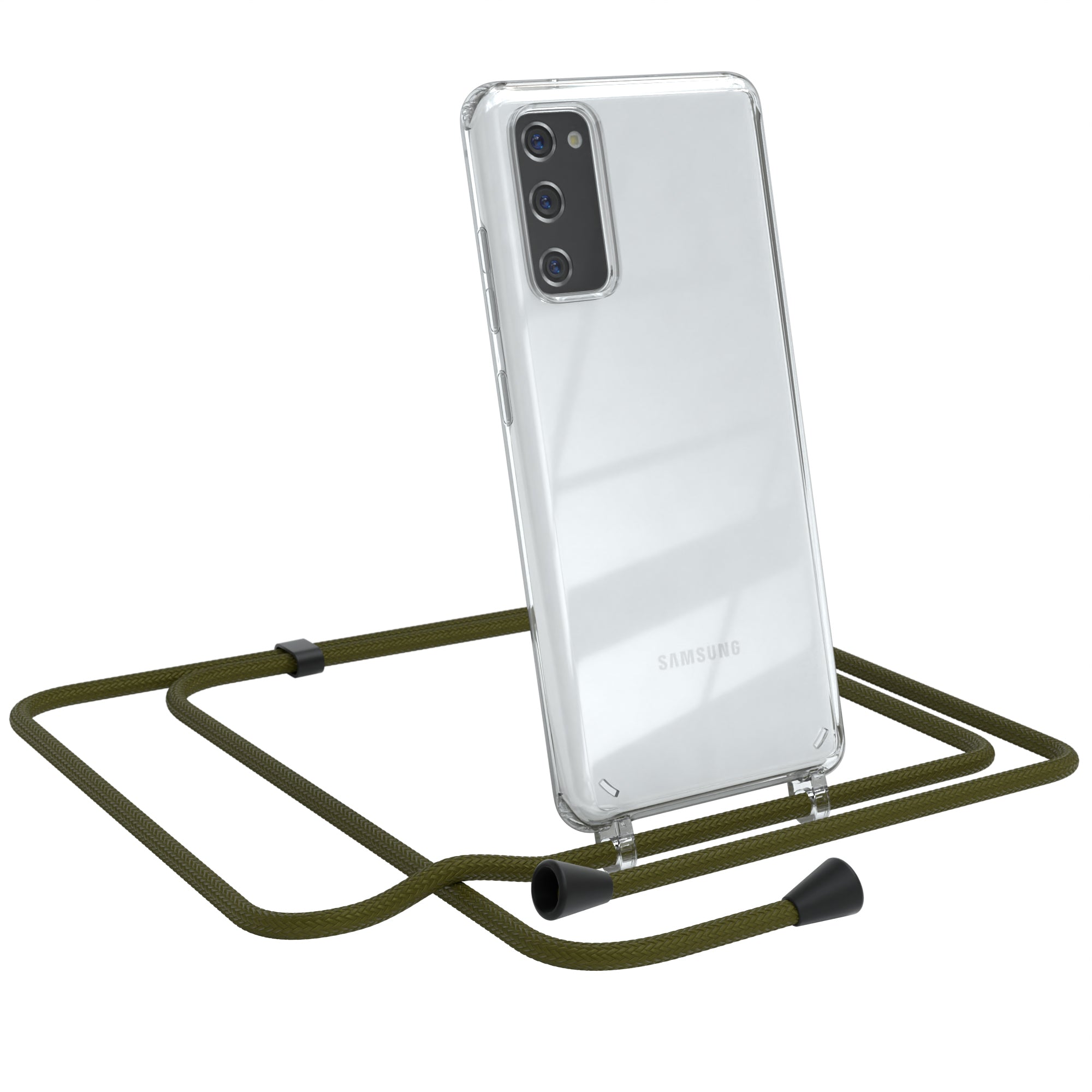 Galaxy S20 FE / S20 FE 5G transparente Hülle + Kordel