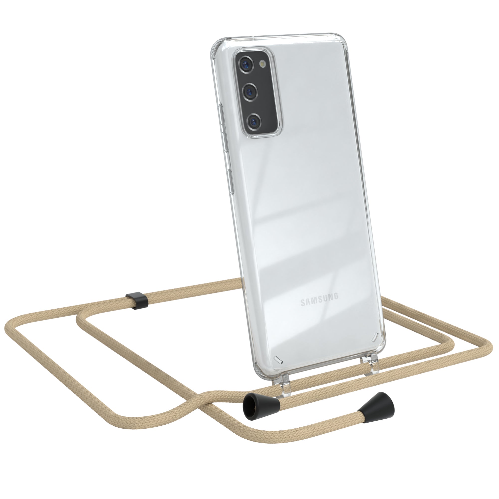 Galaxy S20 FE / S20 FE 5G transparente Hülle + Kordel
