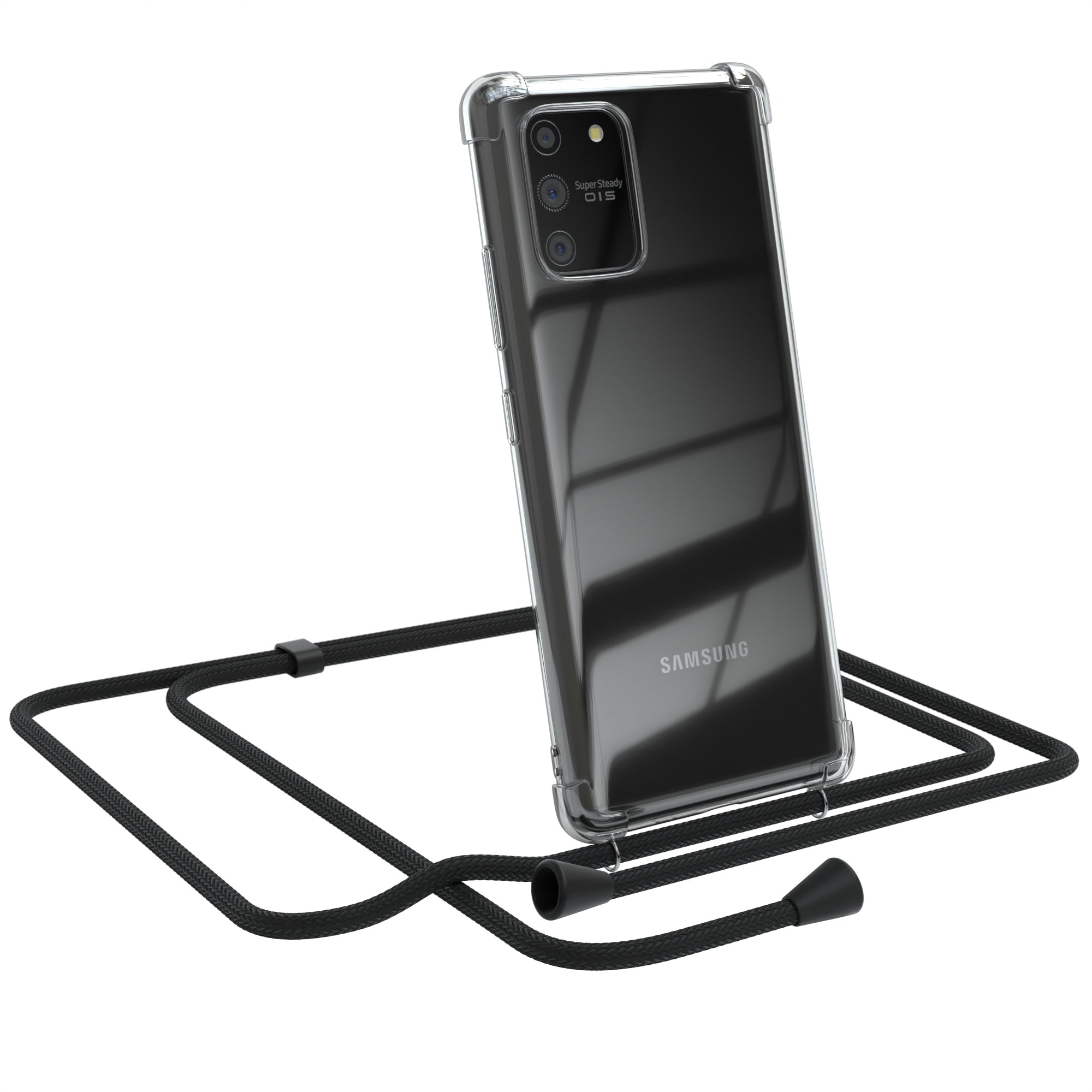 Galaxy S10 Lite transparente Hülle + Kordel