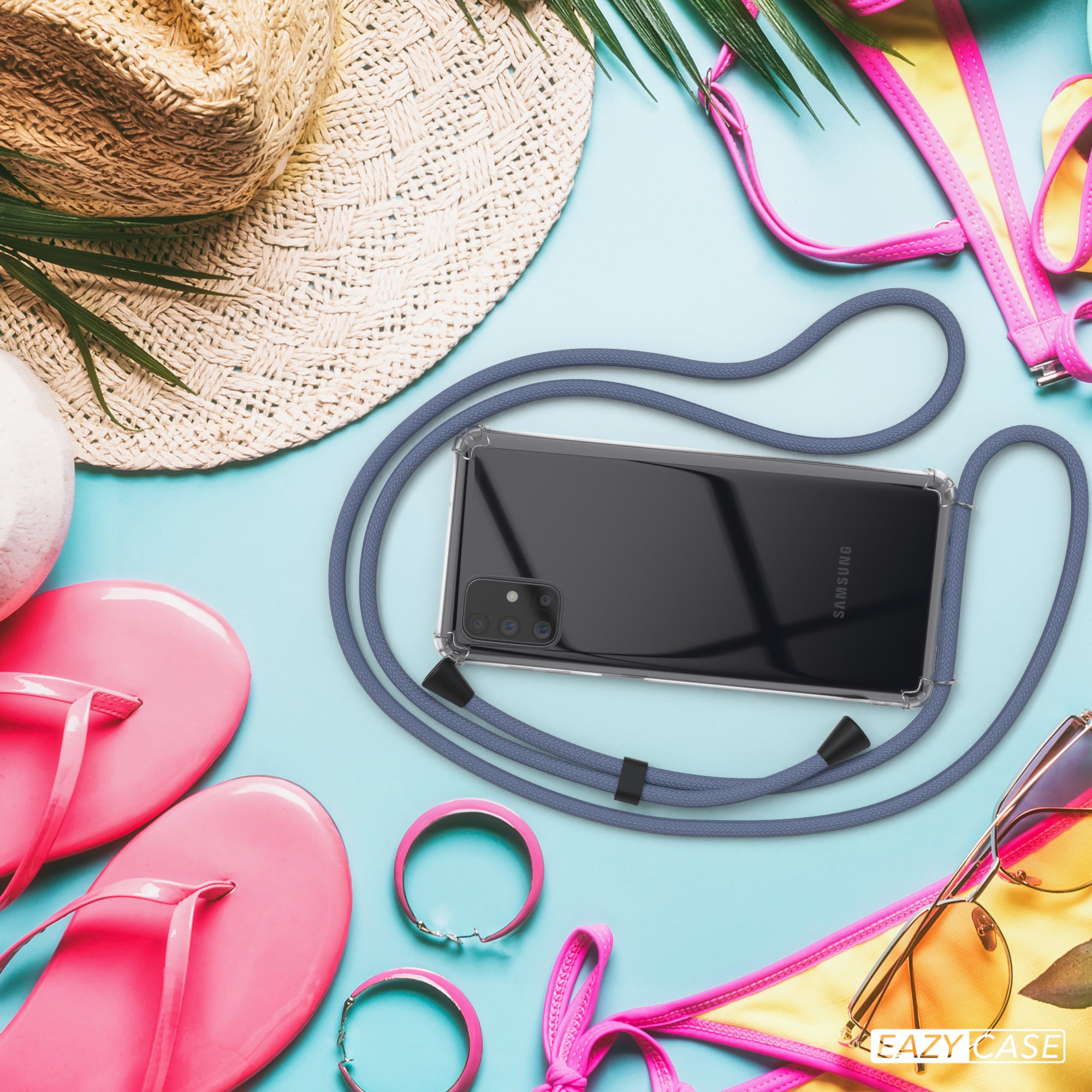 Galaxy M51 transparente Hülle + Kordel