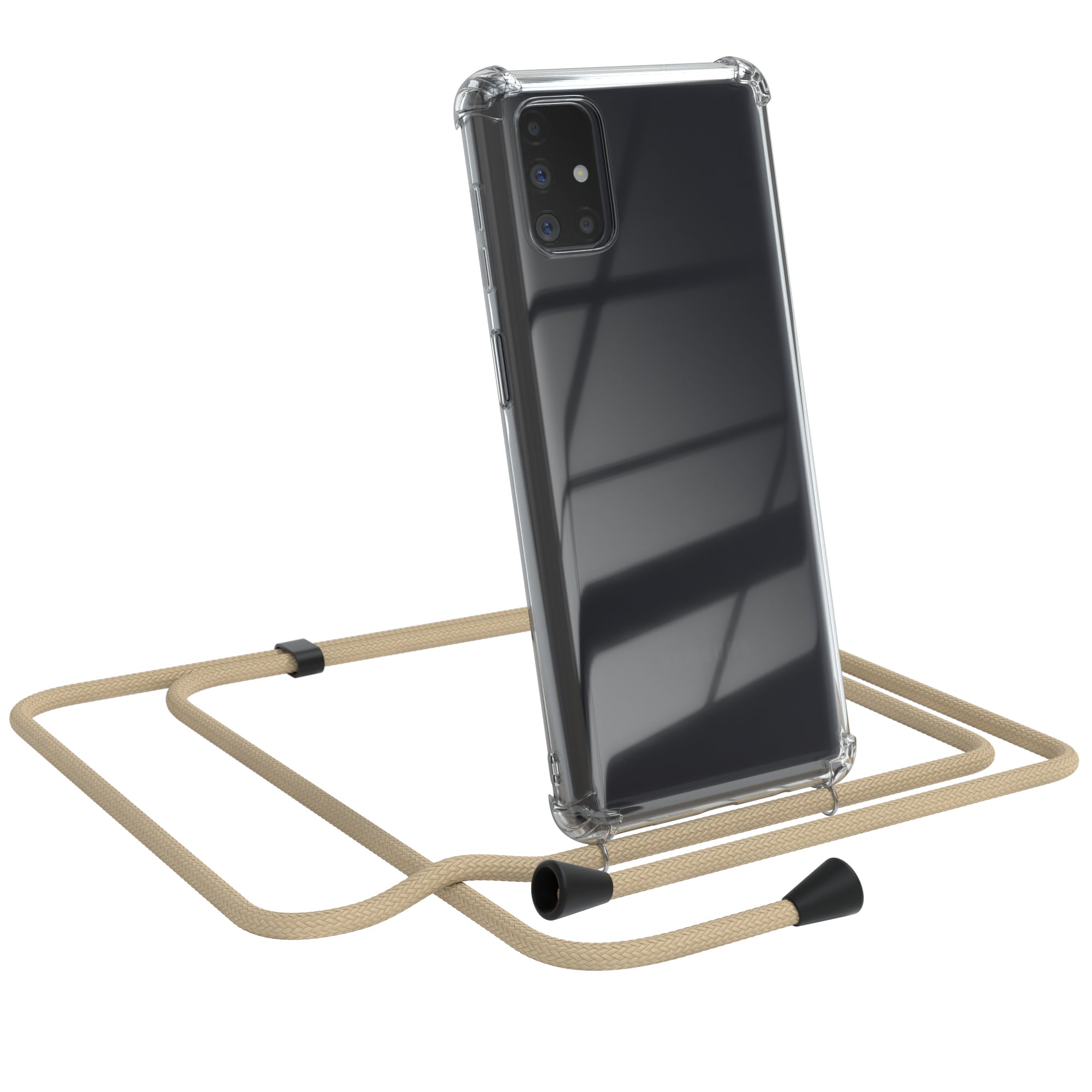 Galaxy M51 transparente Hülle + Kordel